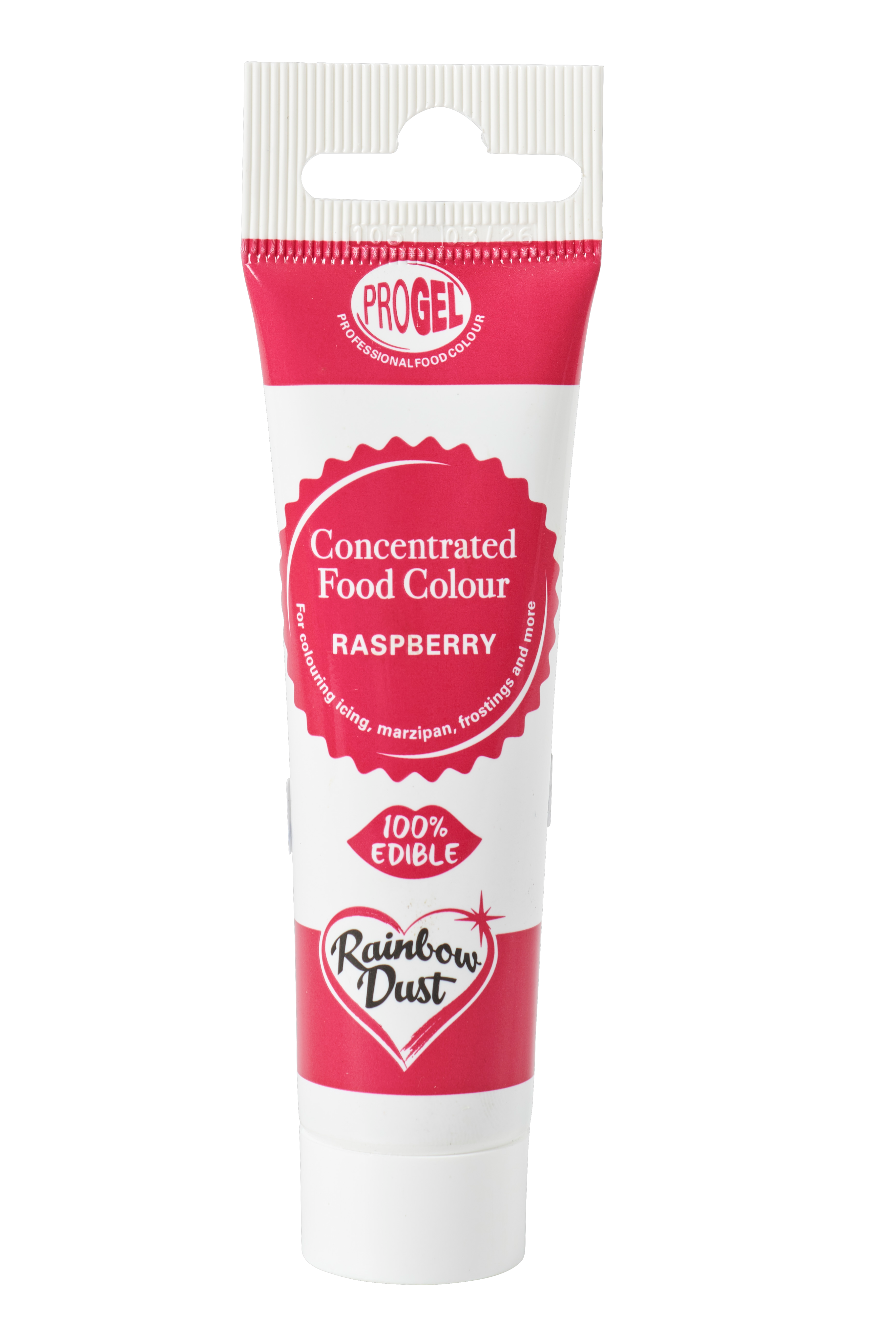 RAINBOWDUST Kleurgel voor rolfondant rozeH 12,5 cm
