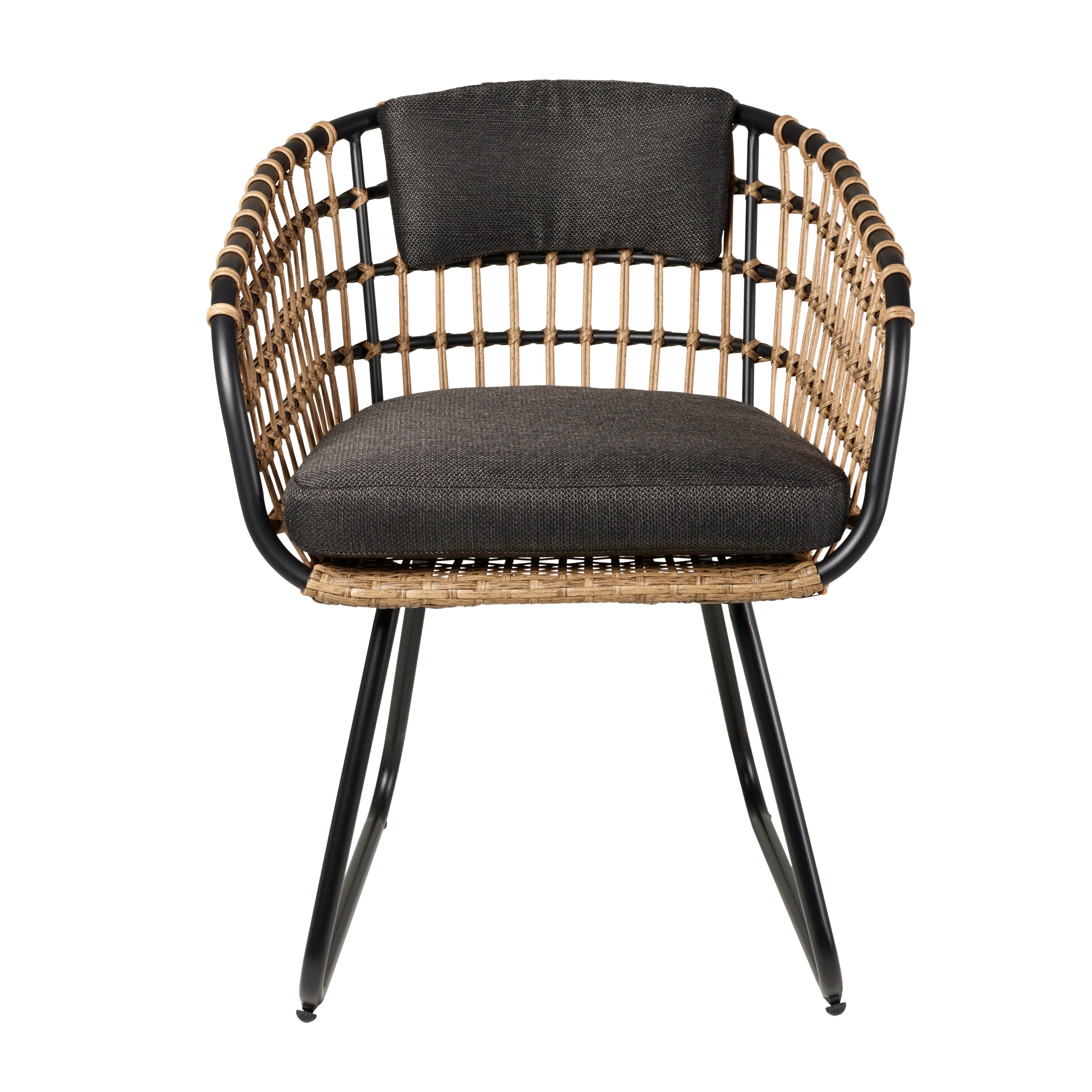 BONES Stoel zwartH 80 x B 62 x D 61 cm - CASA