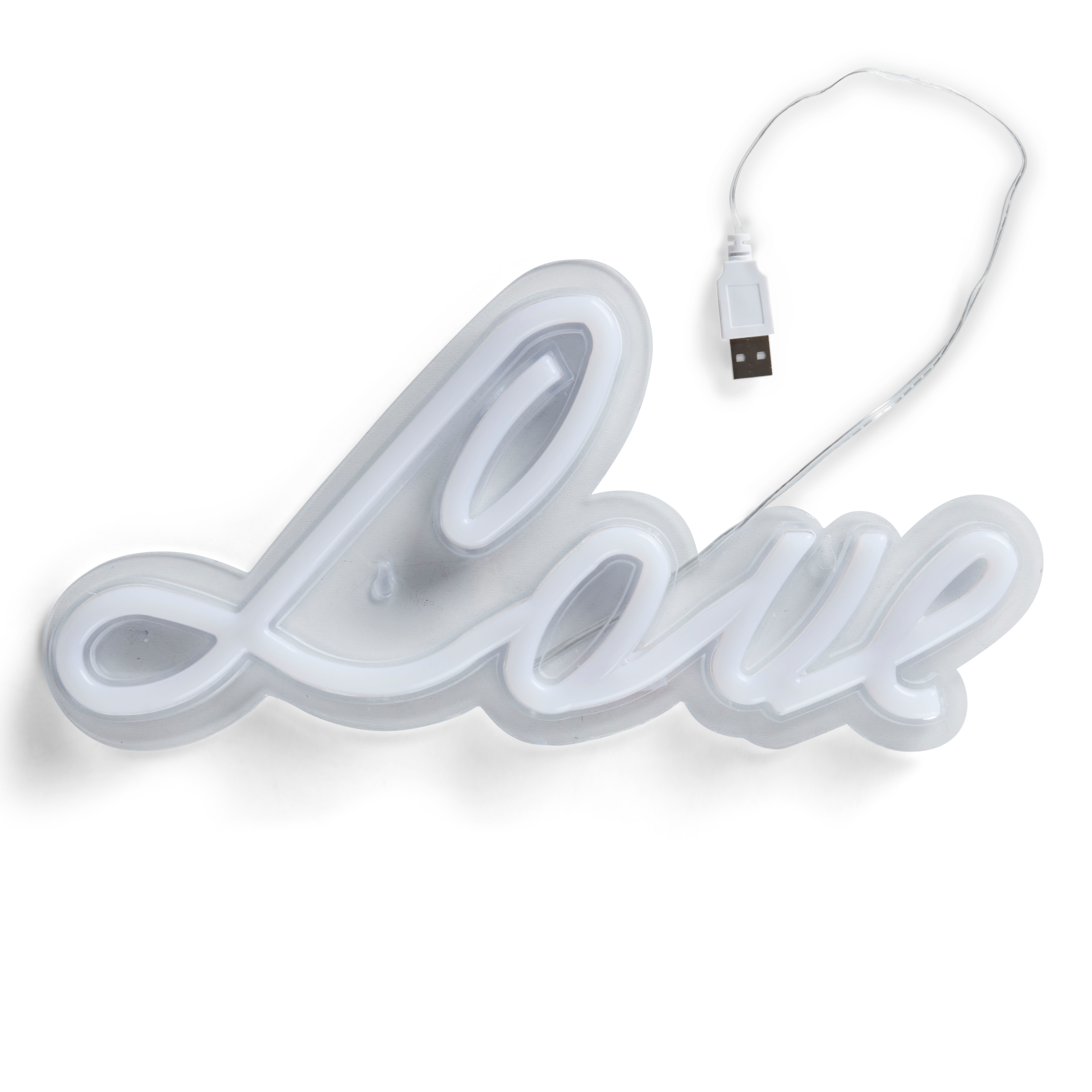 LOVE Decolamp hangend multicolorH 15 x B 30 cm - CASA