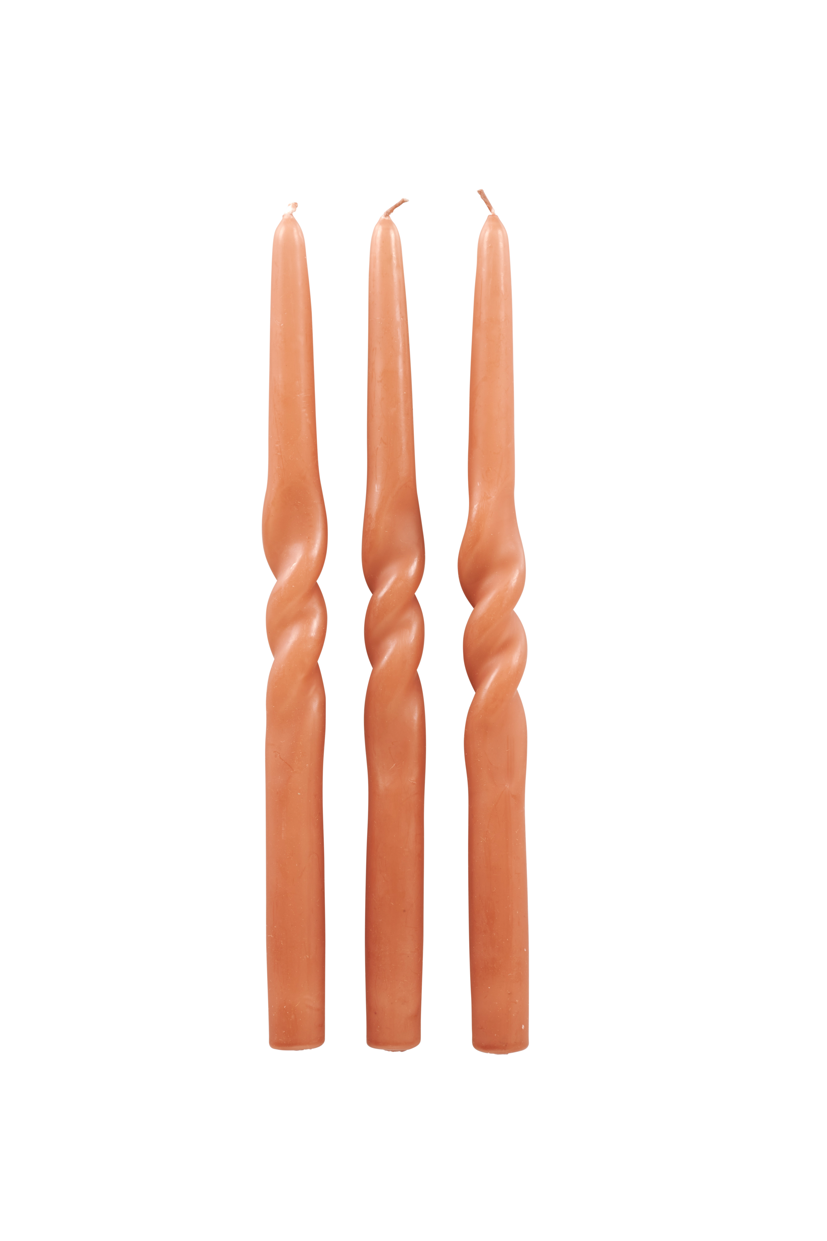 SPIRAL Kaars bruinH 30 cm - Ø 2,2 cm