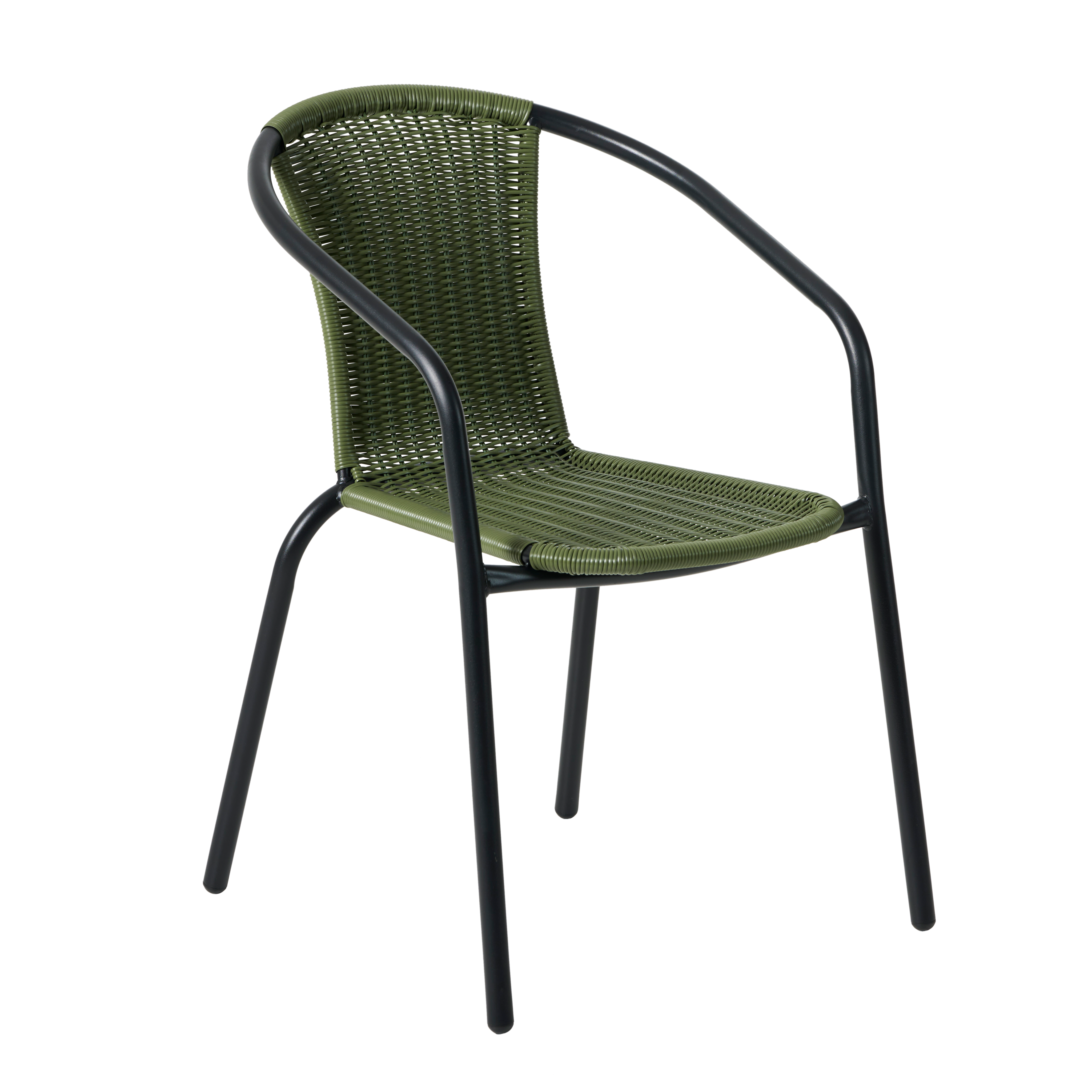 GERONA Stapelstoel kakiH 77 x B 58 x D 53 cm - CASA