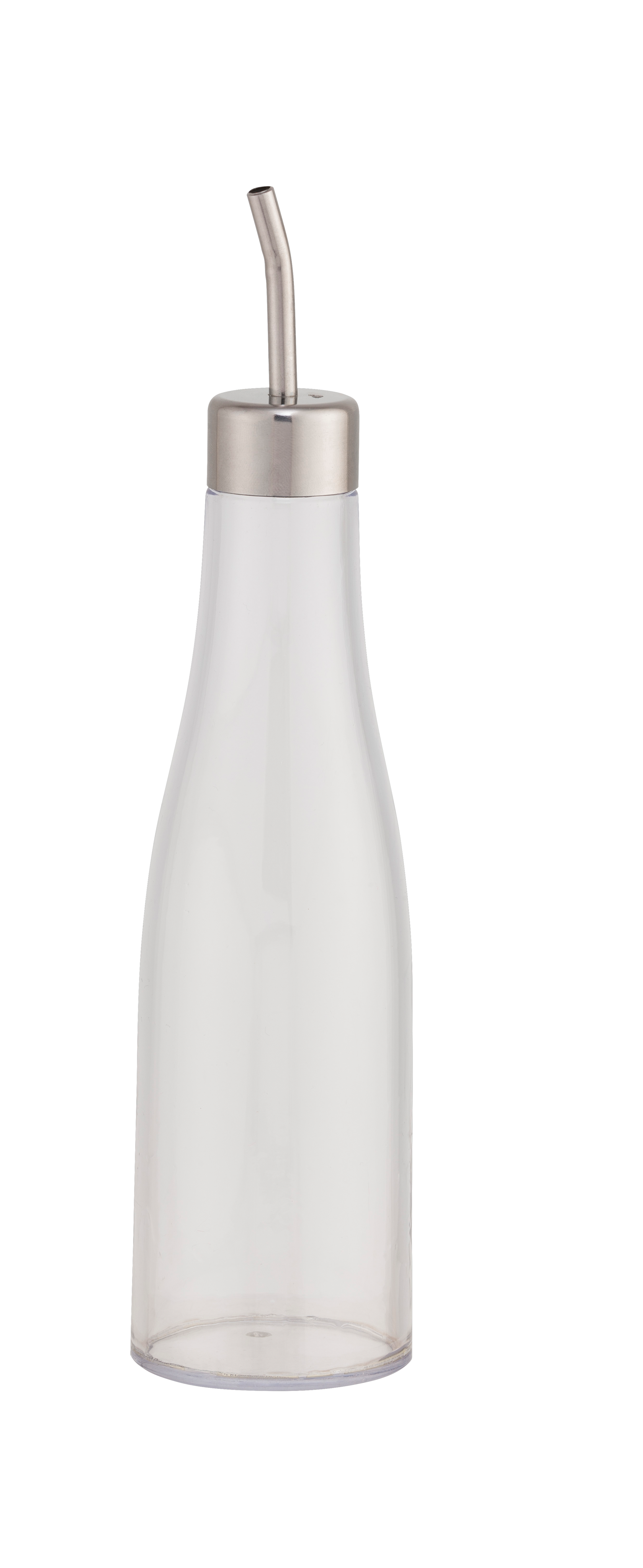 PURE Olieflesje zilver, transparantH 25 cm - Ø 5,5 cm