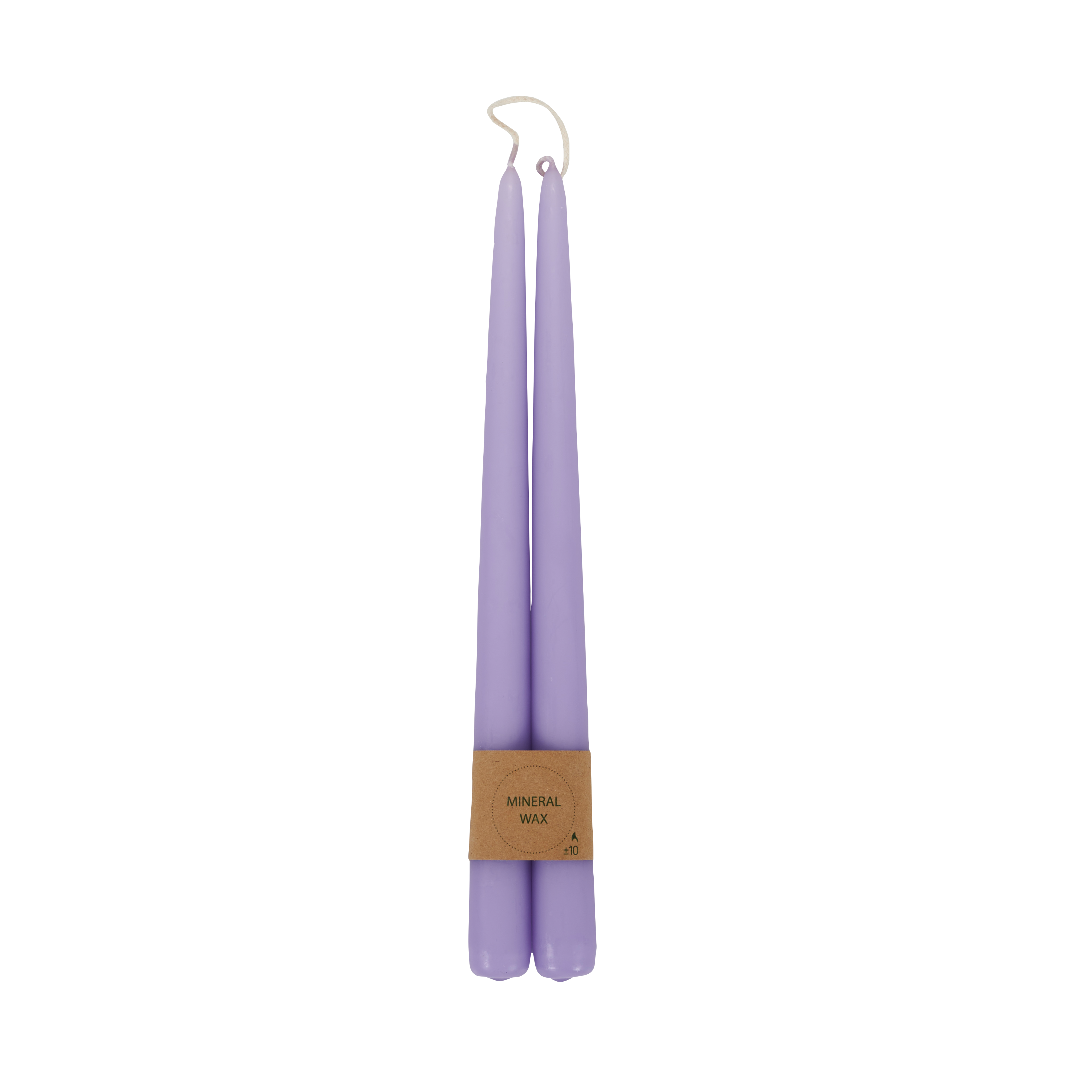 DUO Kaars paarsL 30 cm - Ø 2,2 cm