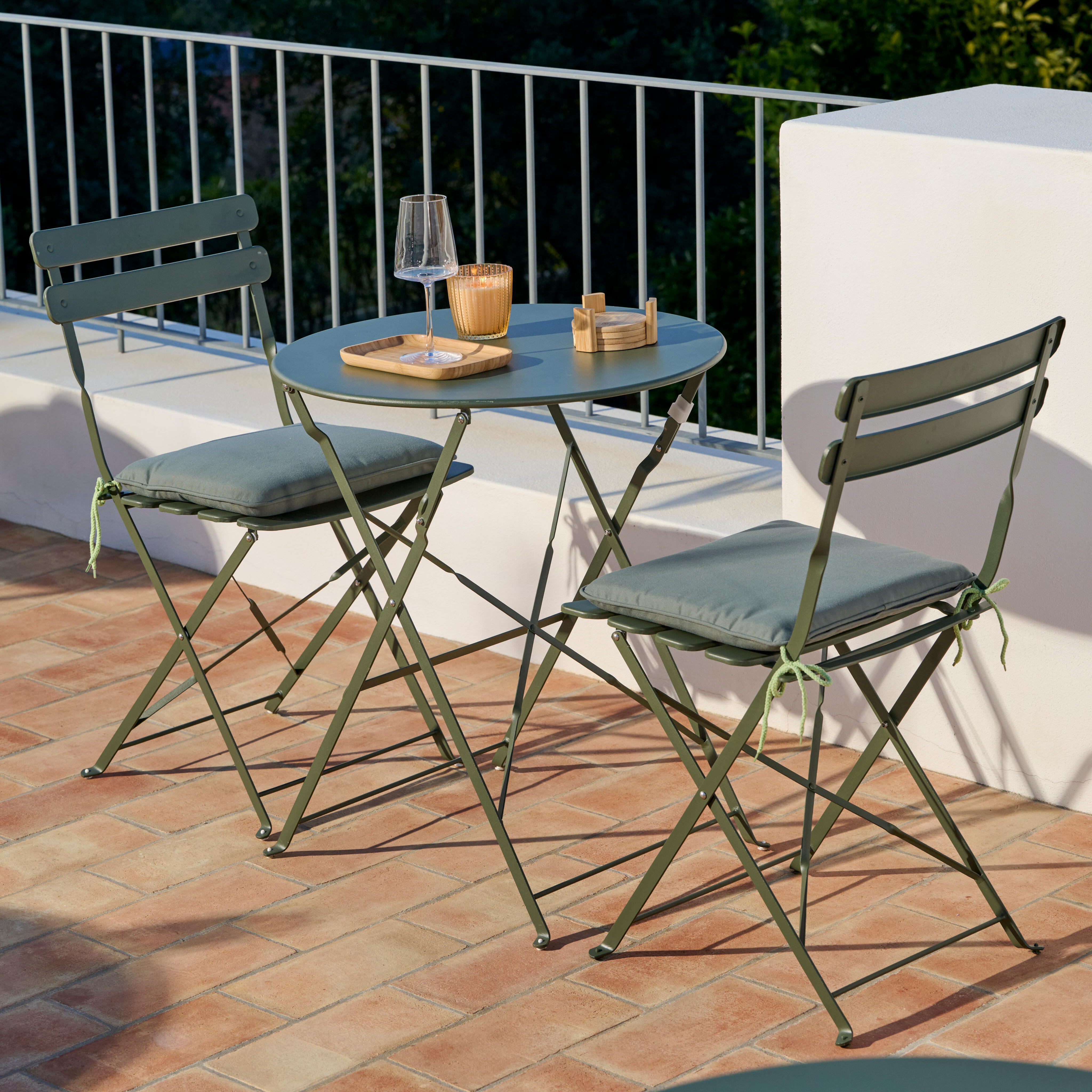 IMPERIAL Stoel kakiH 82 x B 42 x D 46,5 cm