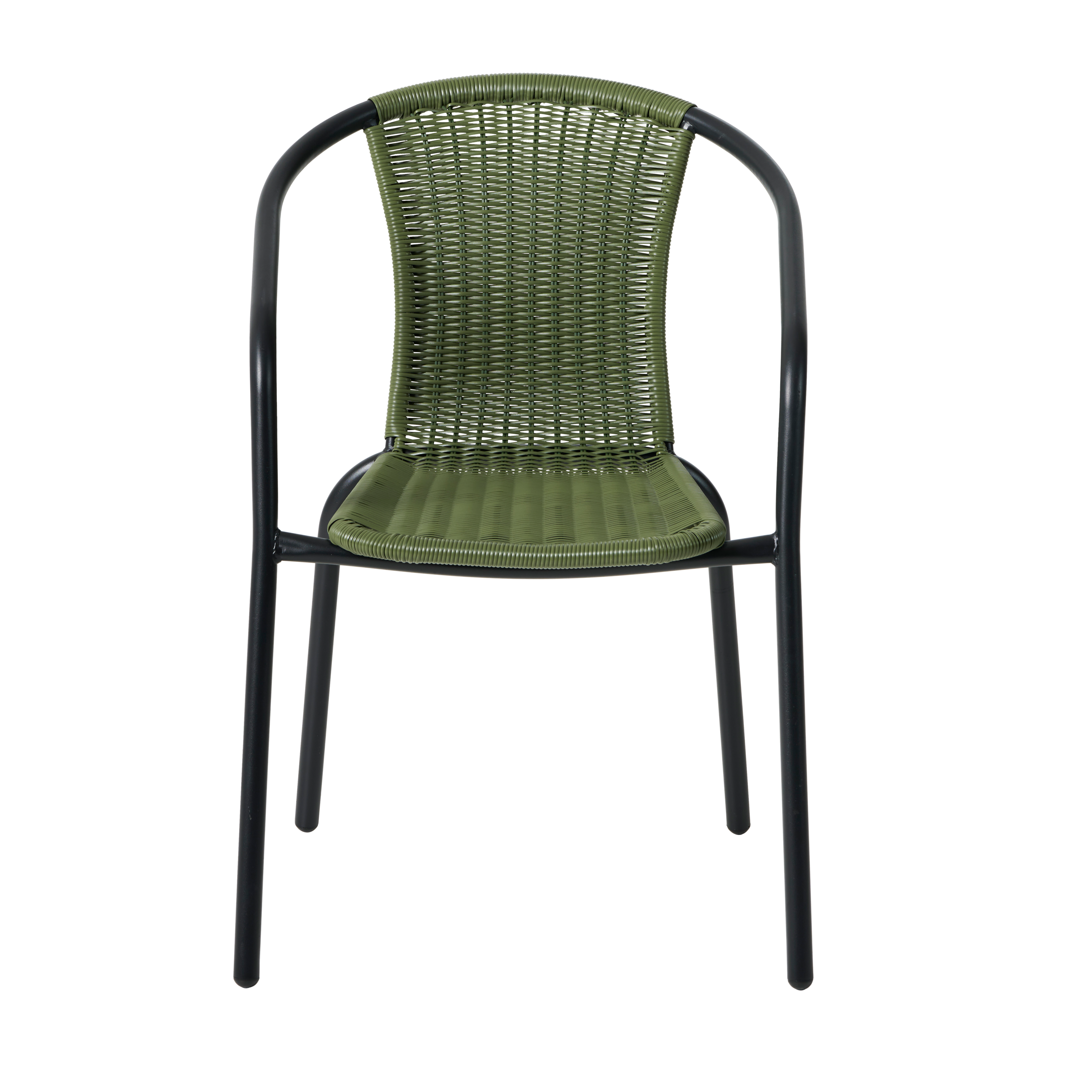 GERONA Stapelstoel kakiH 77 x B 58 x D 53 cm - CASA