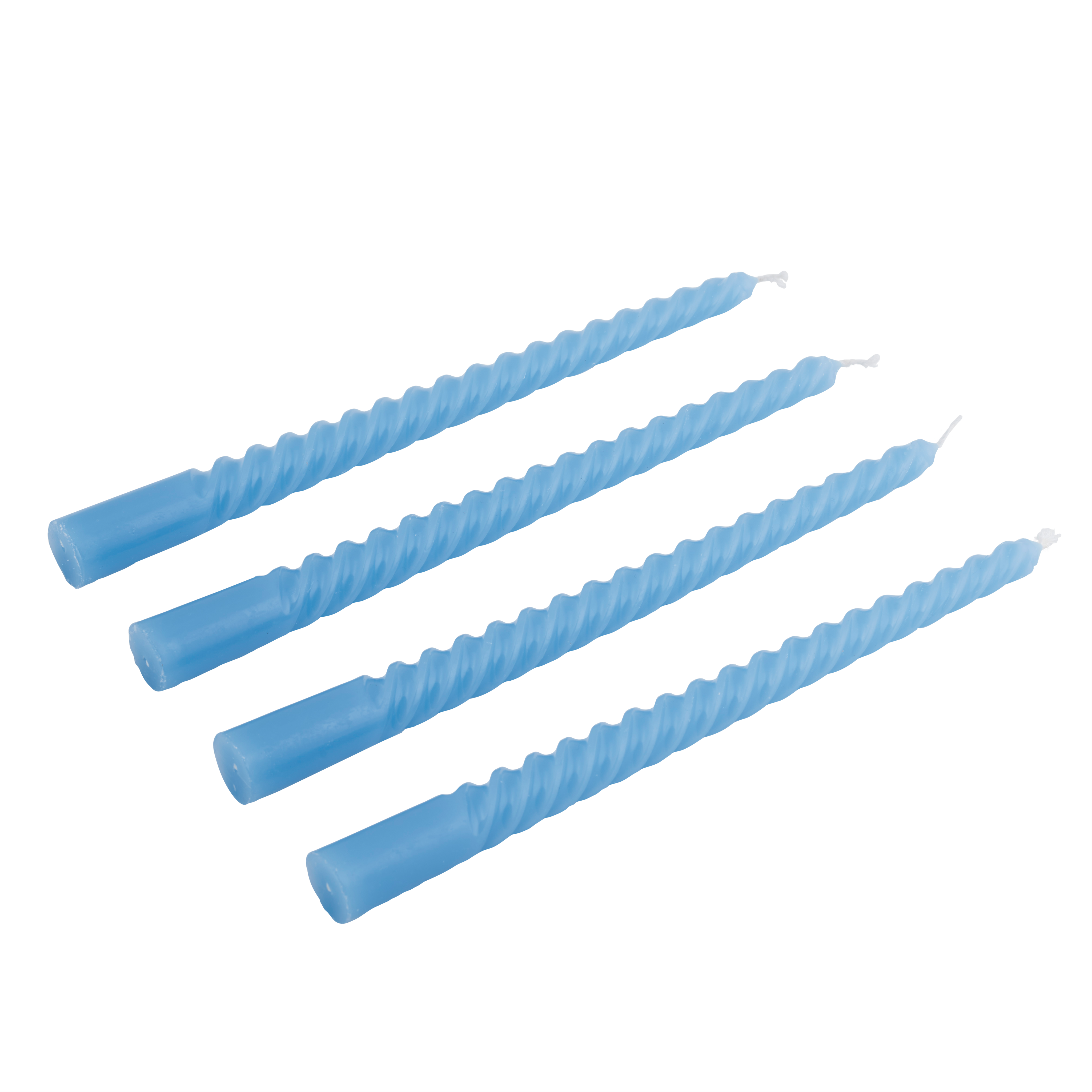 TWIST Dinerkaarsen blauwL 25 cm - Ø 2,2 cm