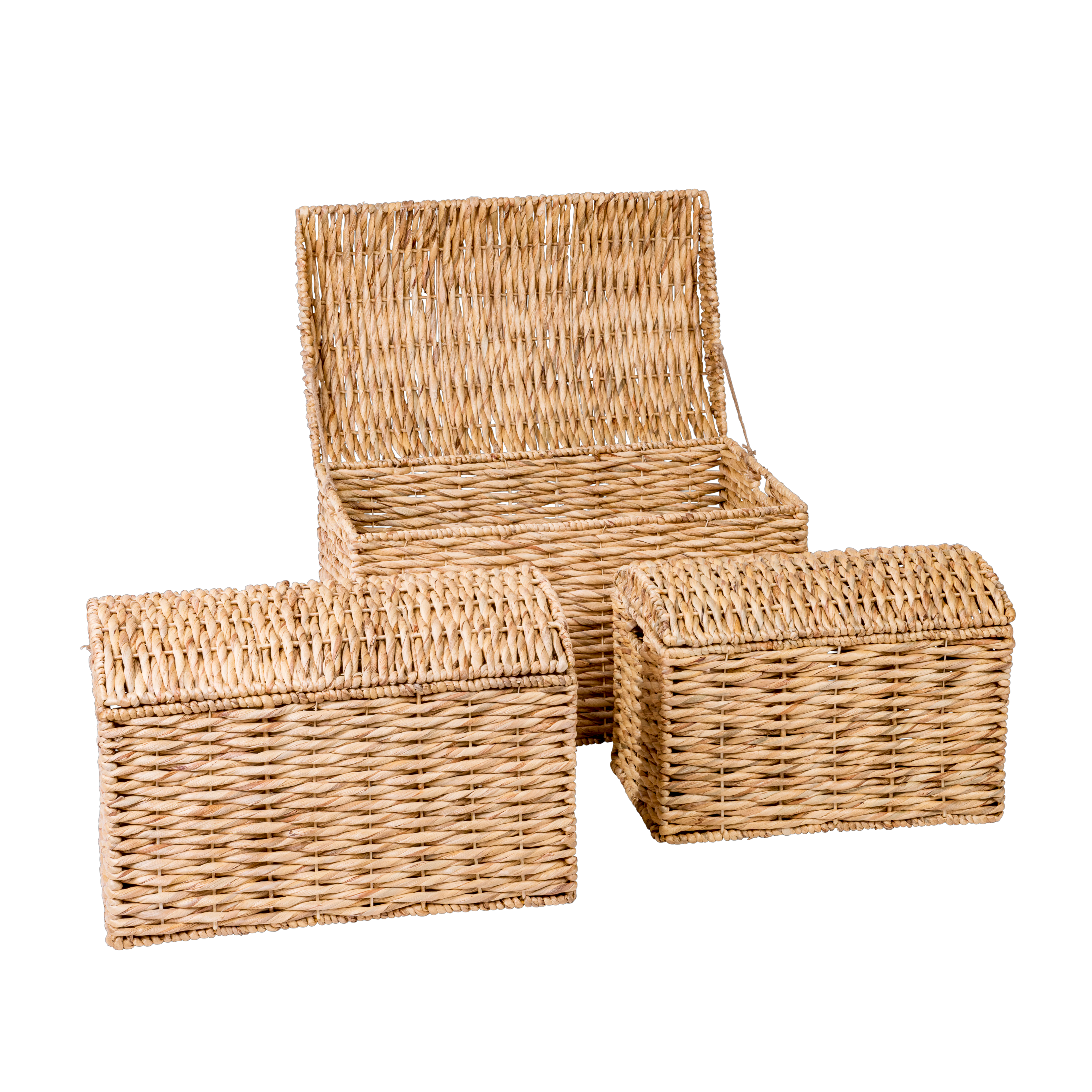 MILEY Opbergkoffer naturelH 35 x B 50 x D 30 cm - CASA