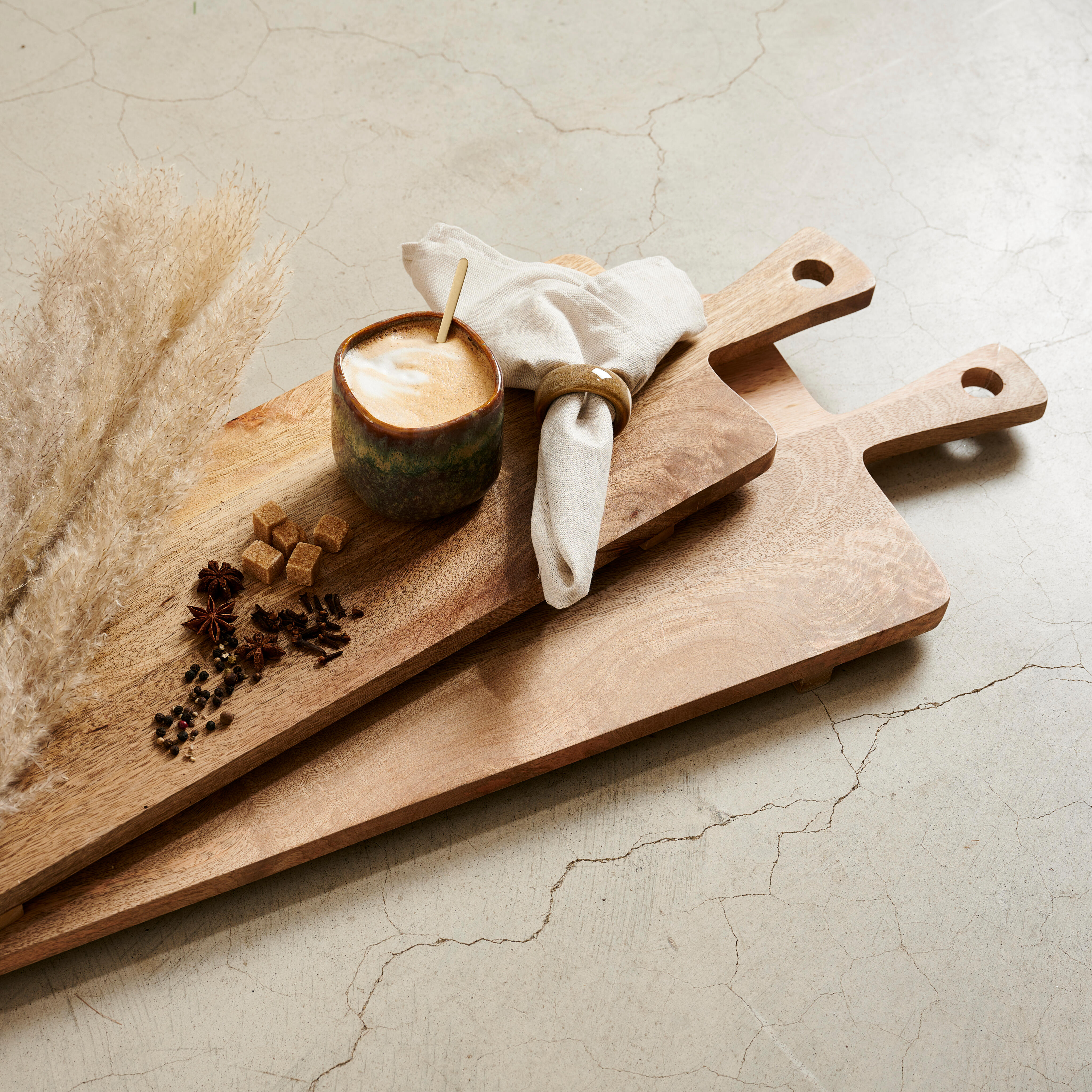 PURE LUXURY Serveerplank naturelH 3,5 x B 20 x L 75 cm