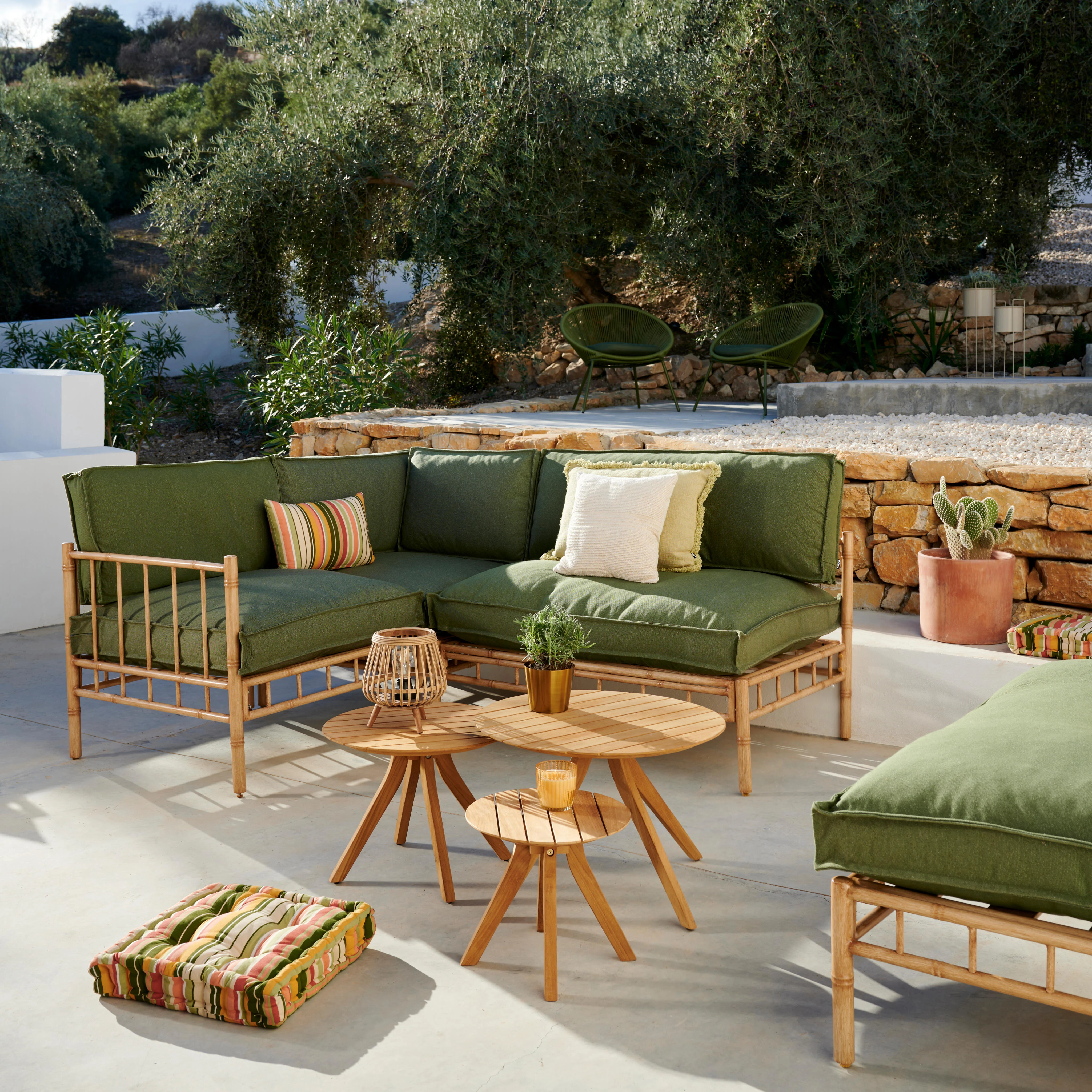 PAULETTA LUXE groenB 82 x L 120 x D 12 cm