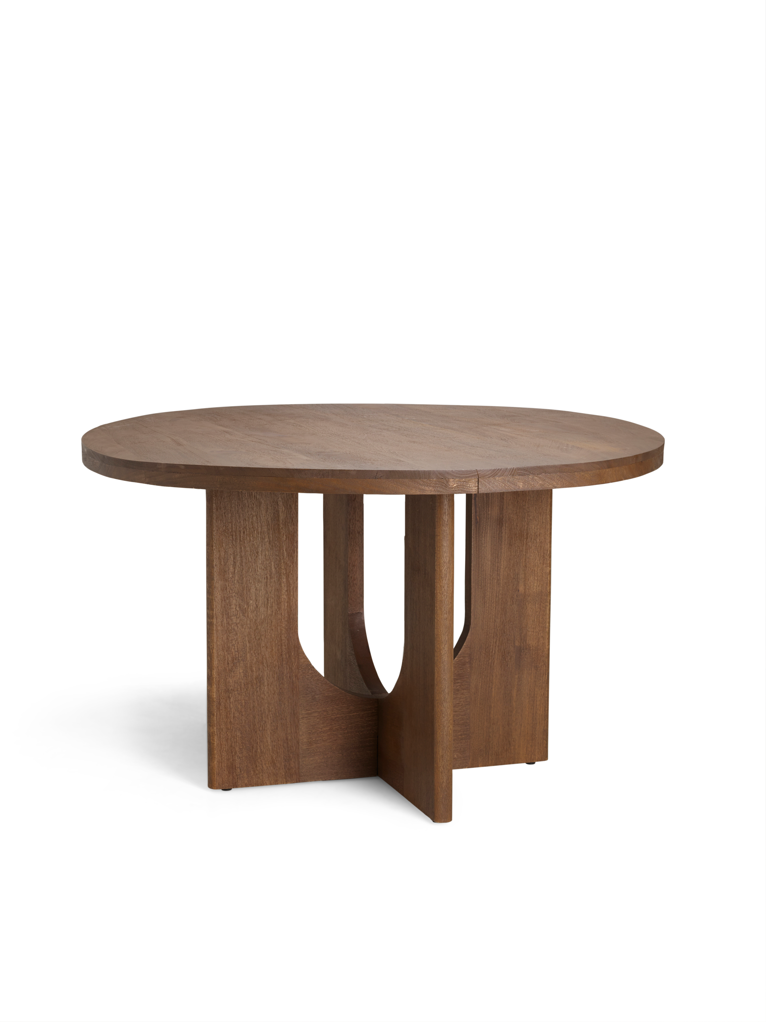ARLO Eettafel donkerbruinH 74 cm - Ø 120 cm