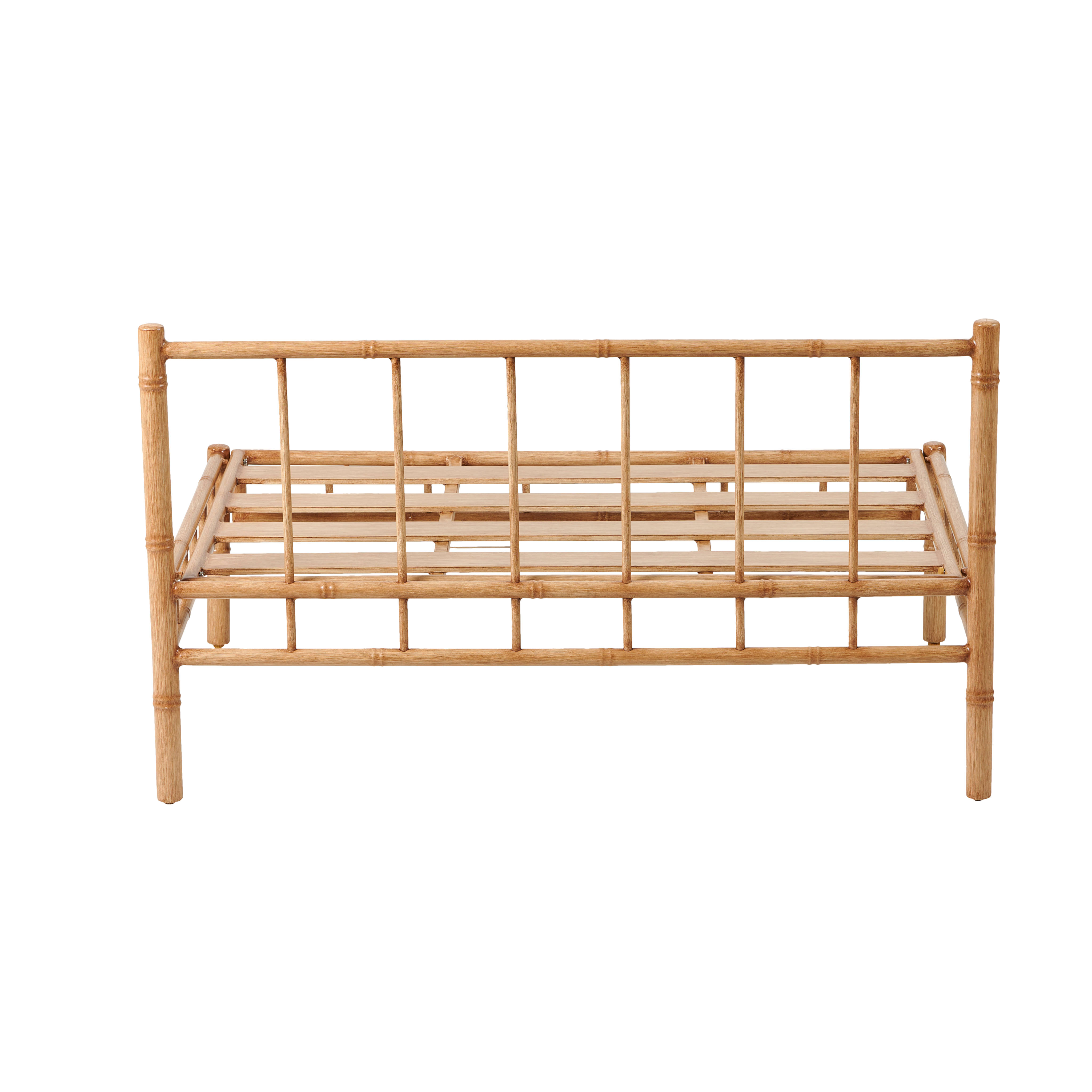 BAMBOLETTE Lounge bank bamboo lookH 71 x B 120 x D 80 cm - CASA