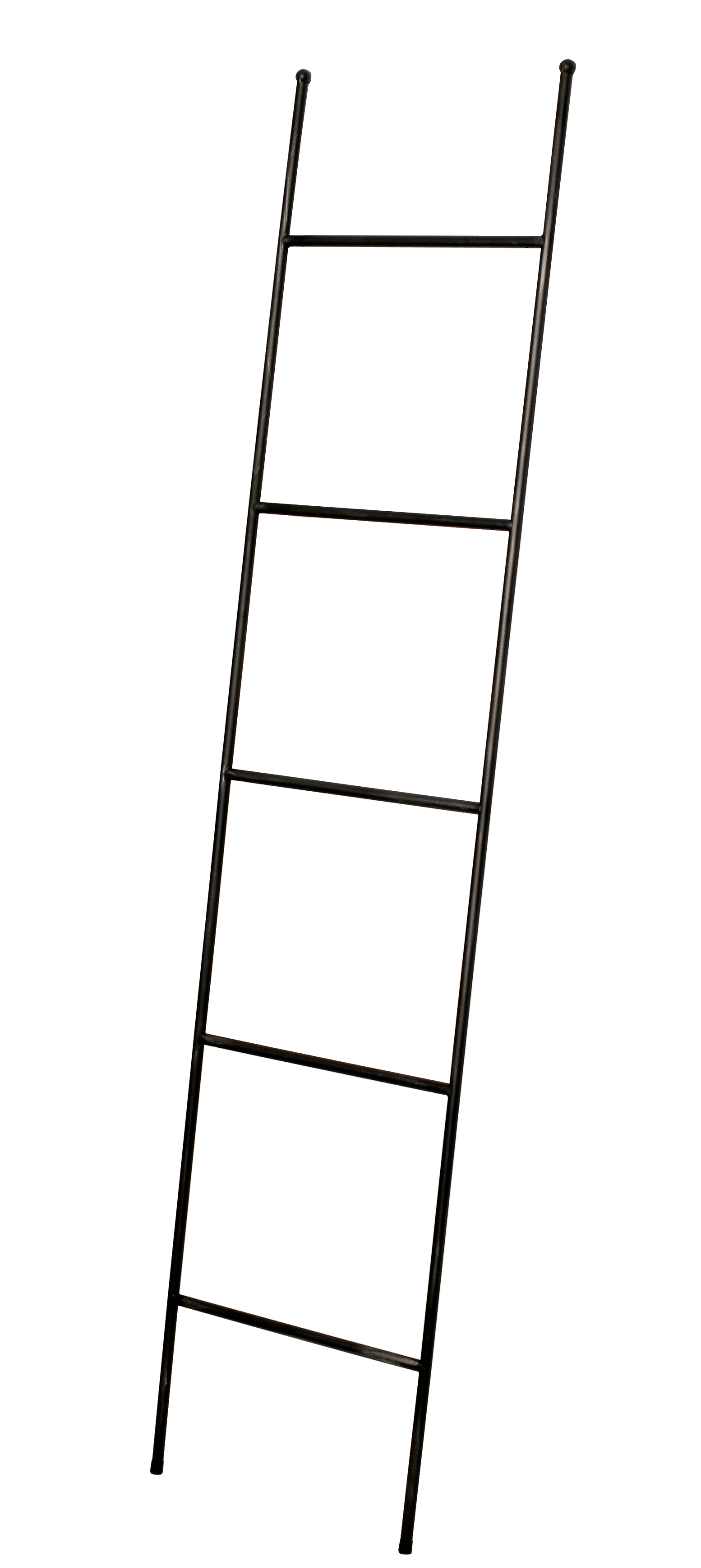 FERRO Ladder zwartH 161 x B 36 x D 1 cm