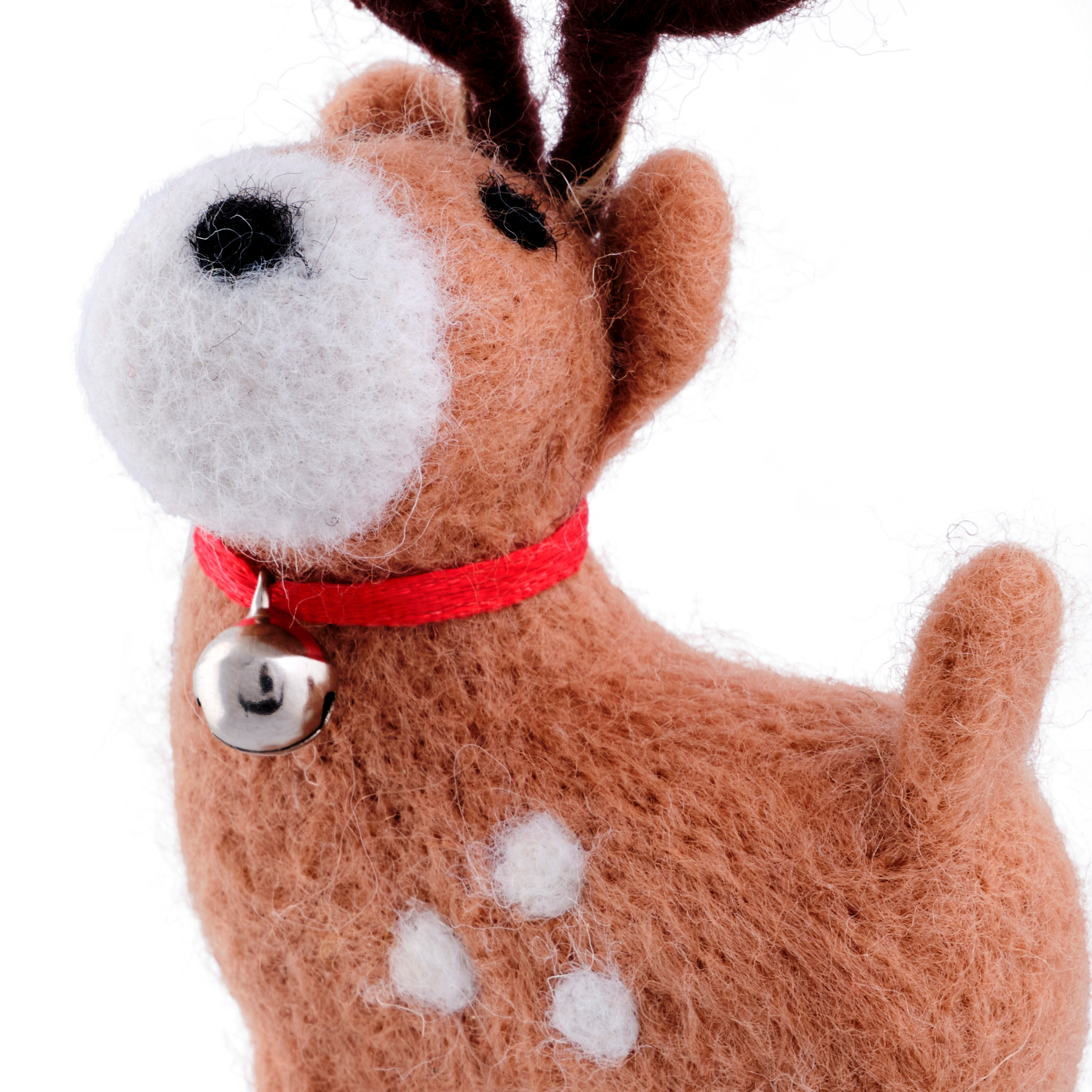 RUDOLPH Hangdeco bruinH 12 x B 7 x D 4 cm