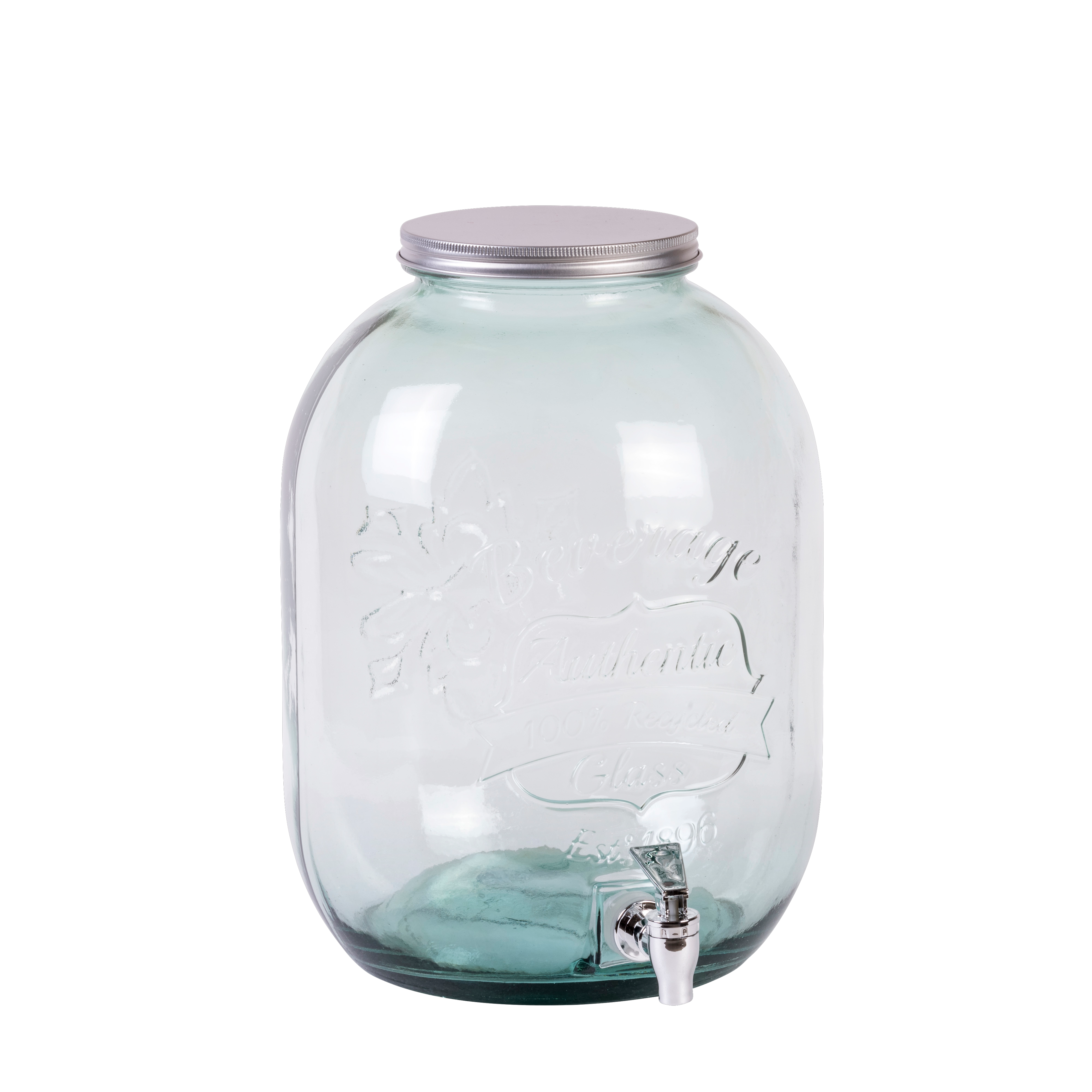 AUTHENTIC Dranktank transparantH 35 cm - Ø 25 cm