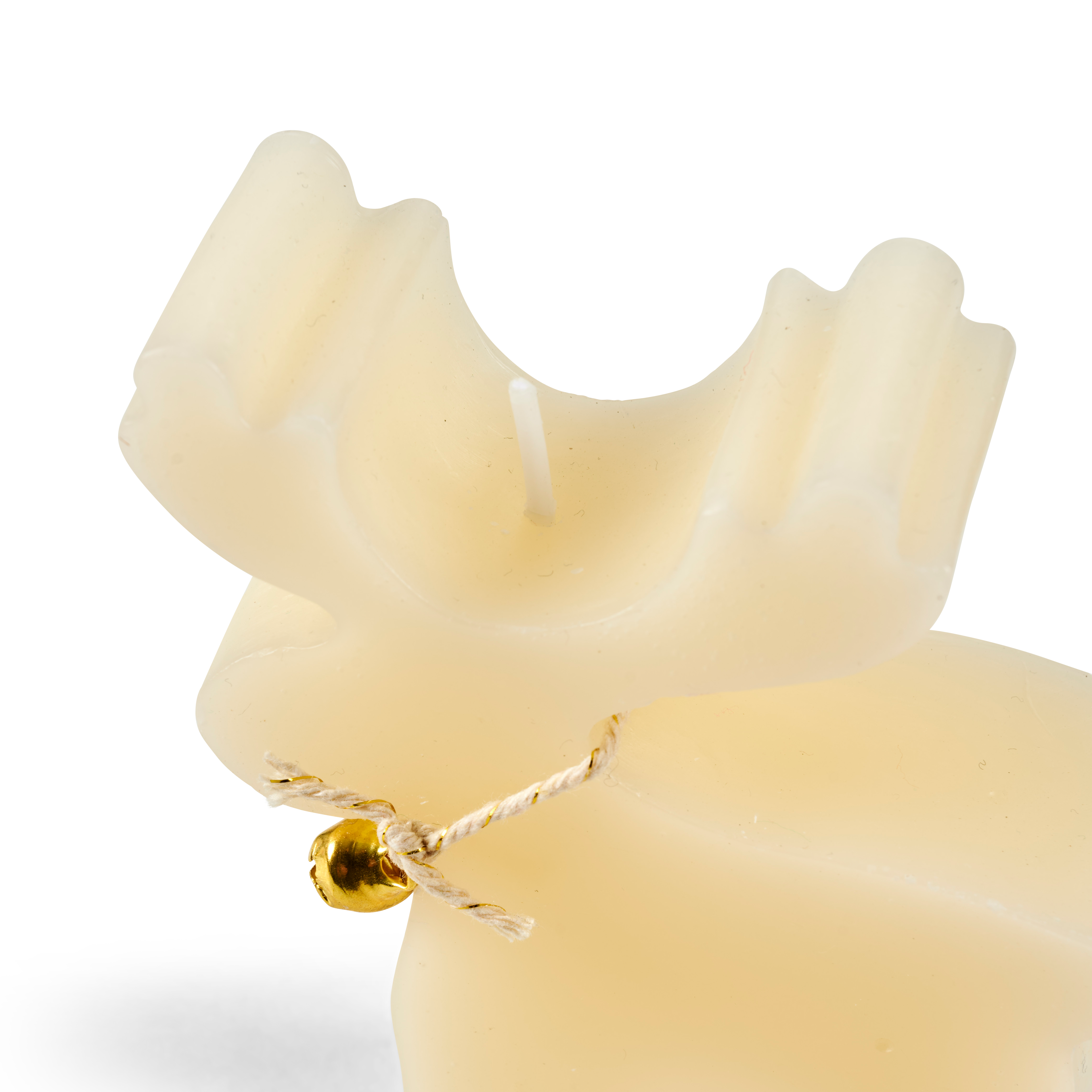 RUDOLPH Kaars crèmeH 9 x D 3,3 cm