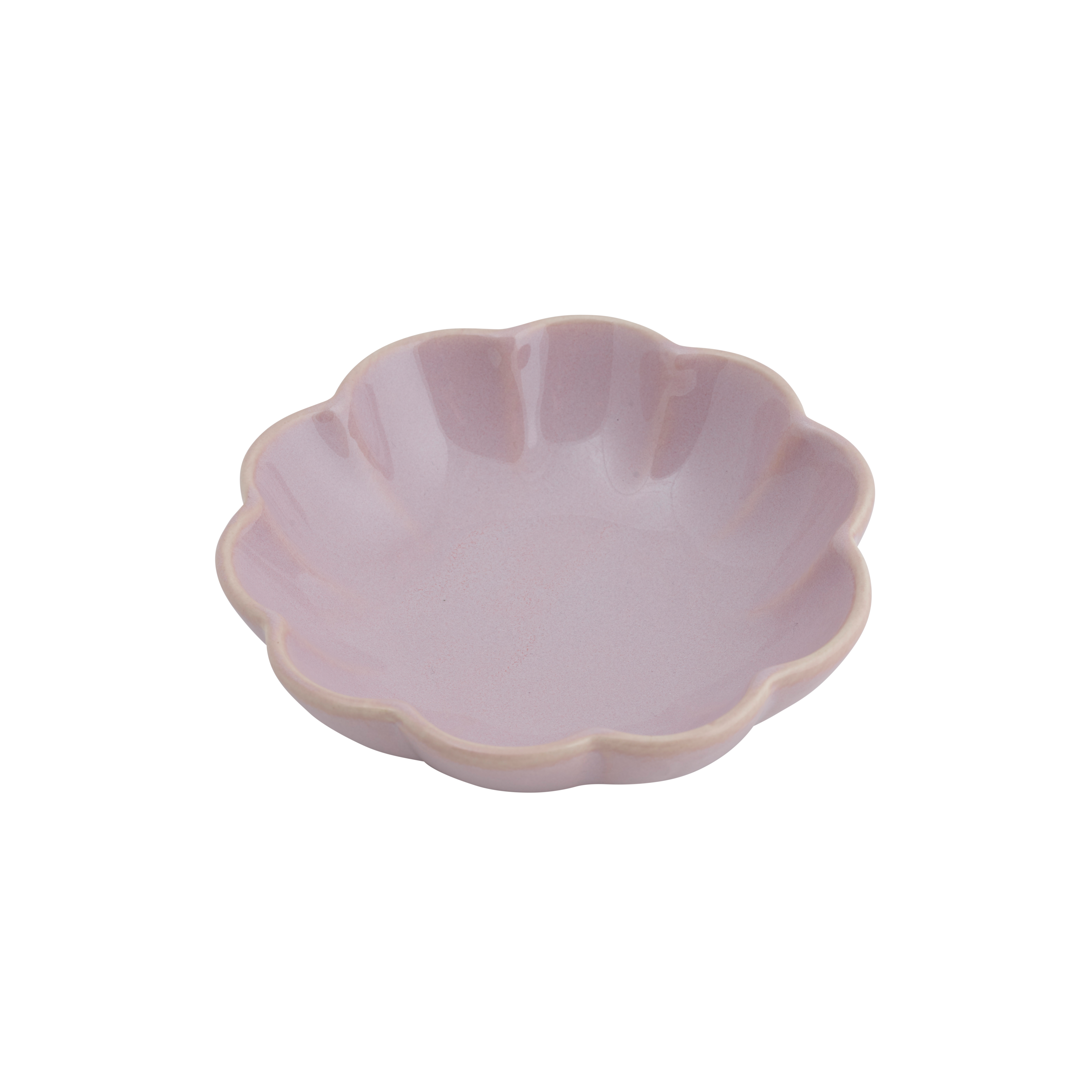DAHLIA Bowl 18 CL lichtpaars - set van 4 H 2 cm - Ø 13,5 cm