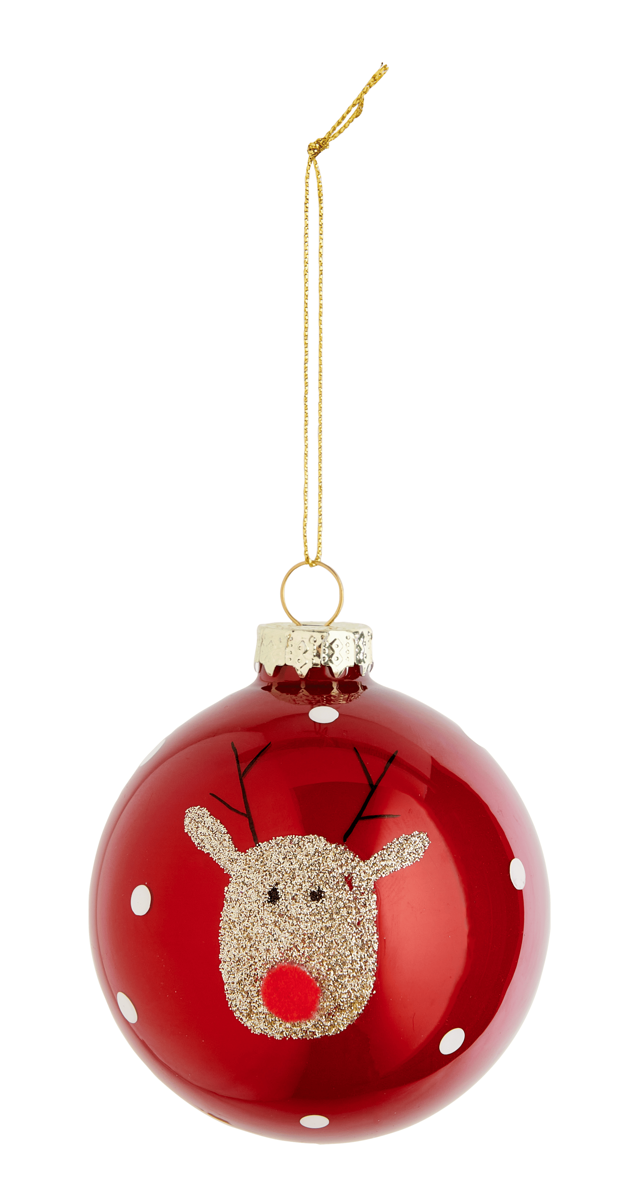 RUDO Kerstbal roodØ 8 cm