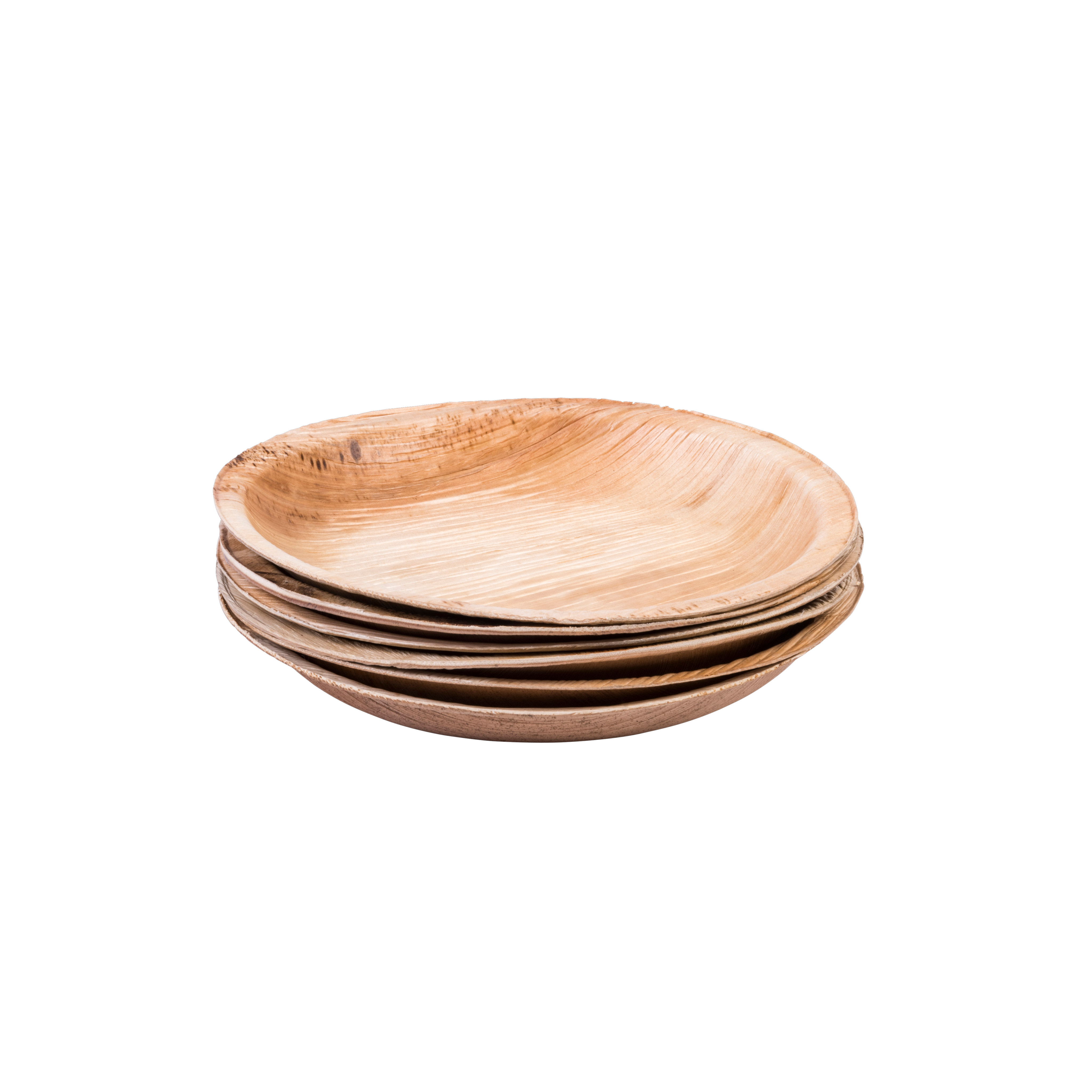 ARECA LEAF Borden set van 6 naturelØ 18 cm