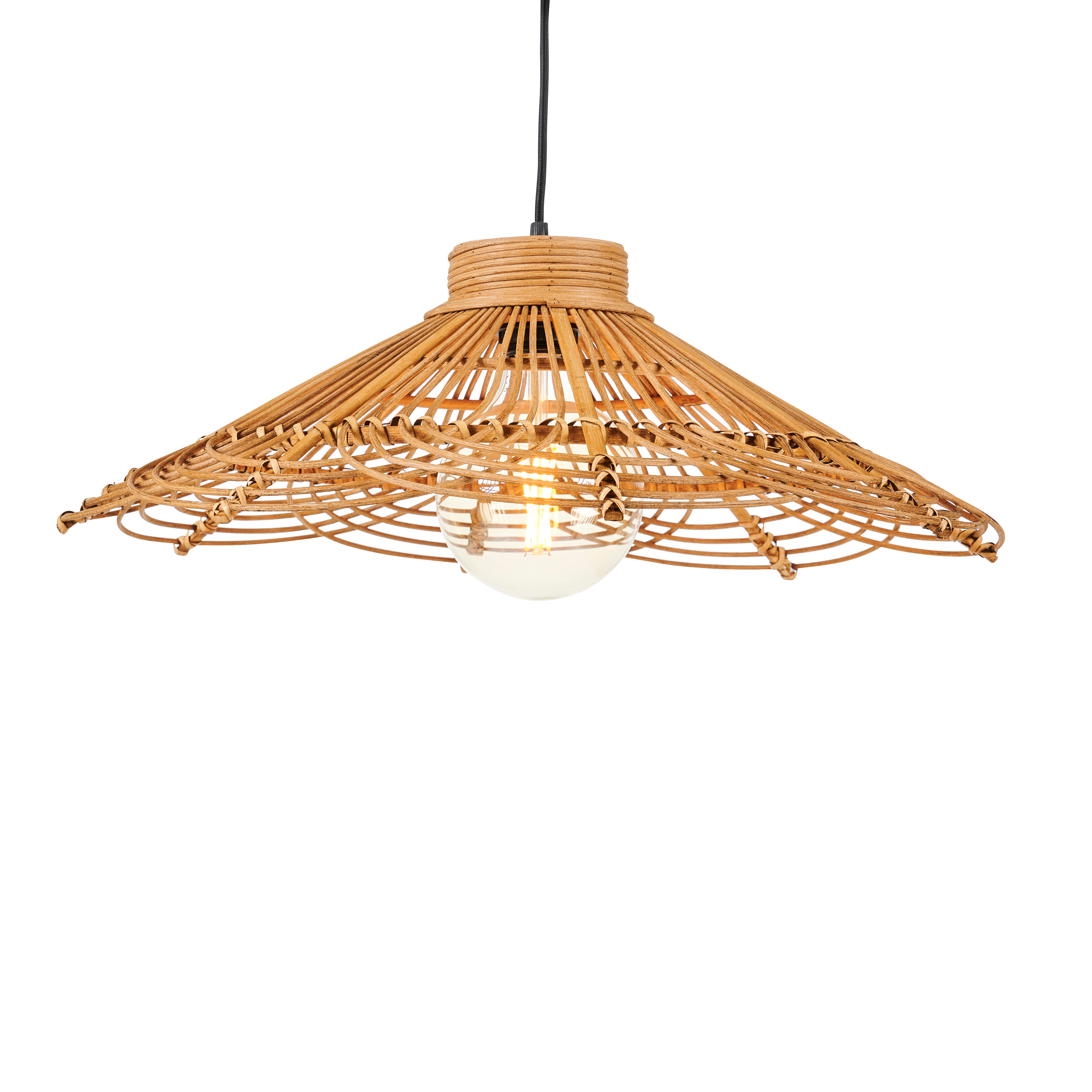 ZALI Hanglamp naturelH 17 cm - Ø 56 cm