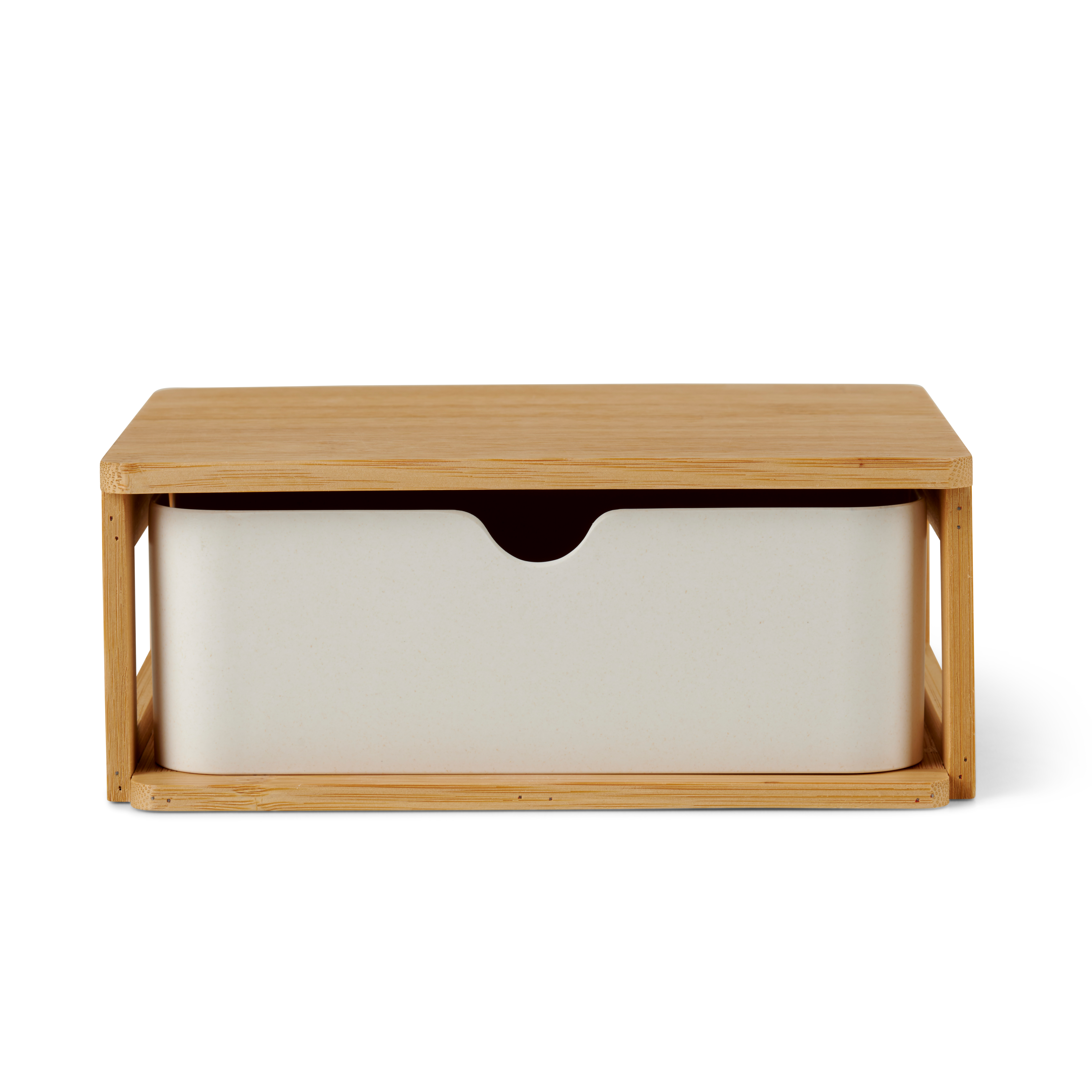 KONDO Organiser 1 lade wit, naturelH 8 x B 19,5 x D 14,8 cm