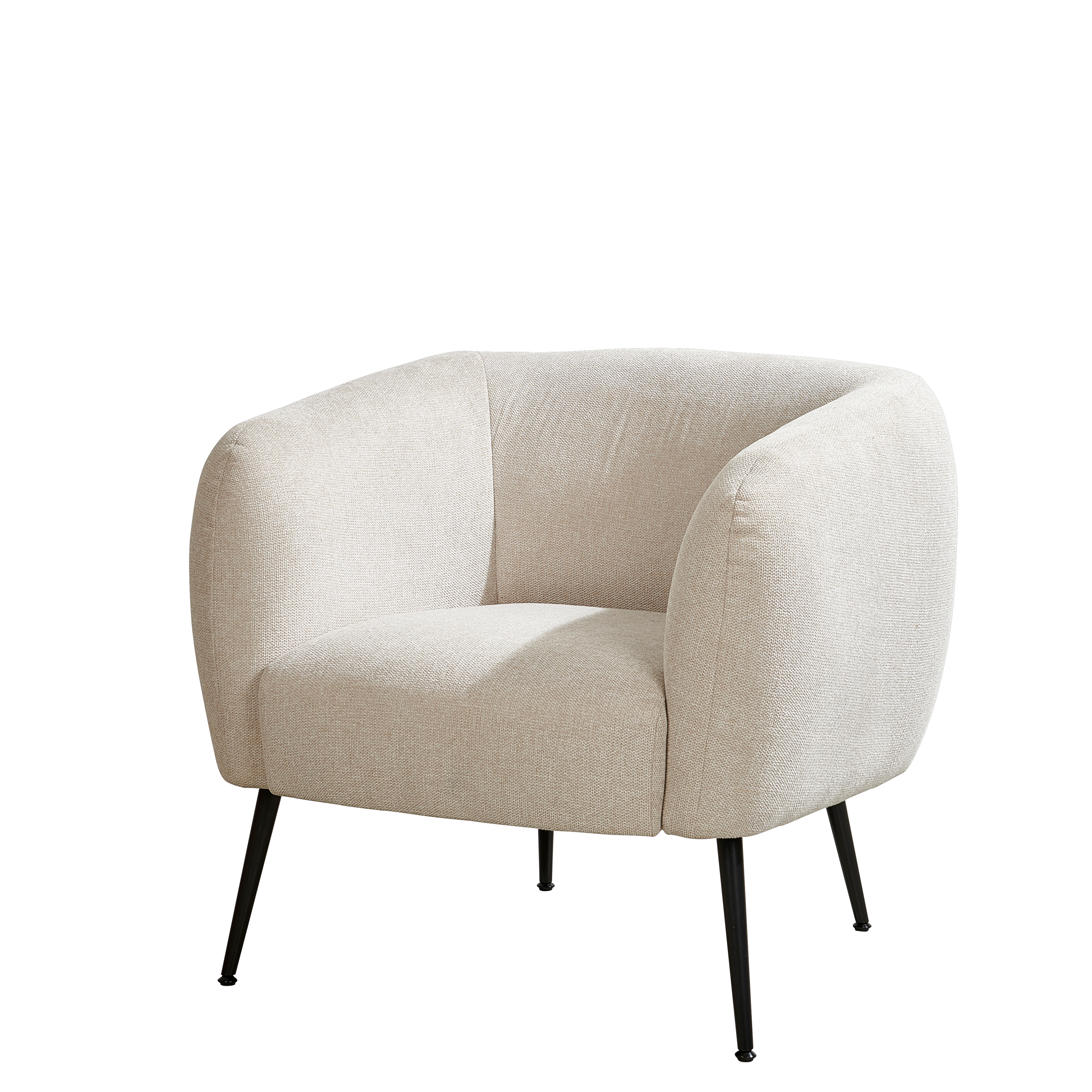 DAVI Zetel gebroken witH 71 x B 71 x D 75 cm