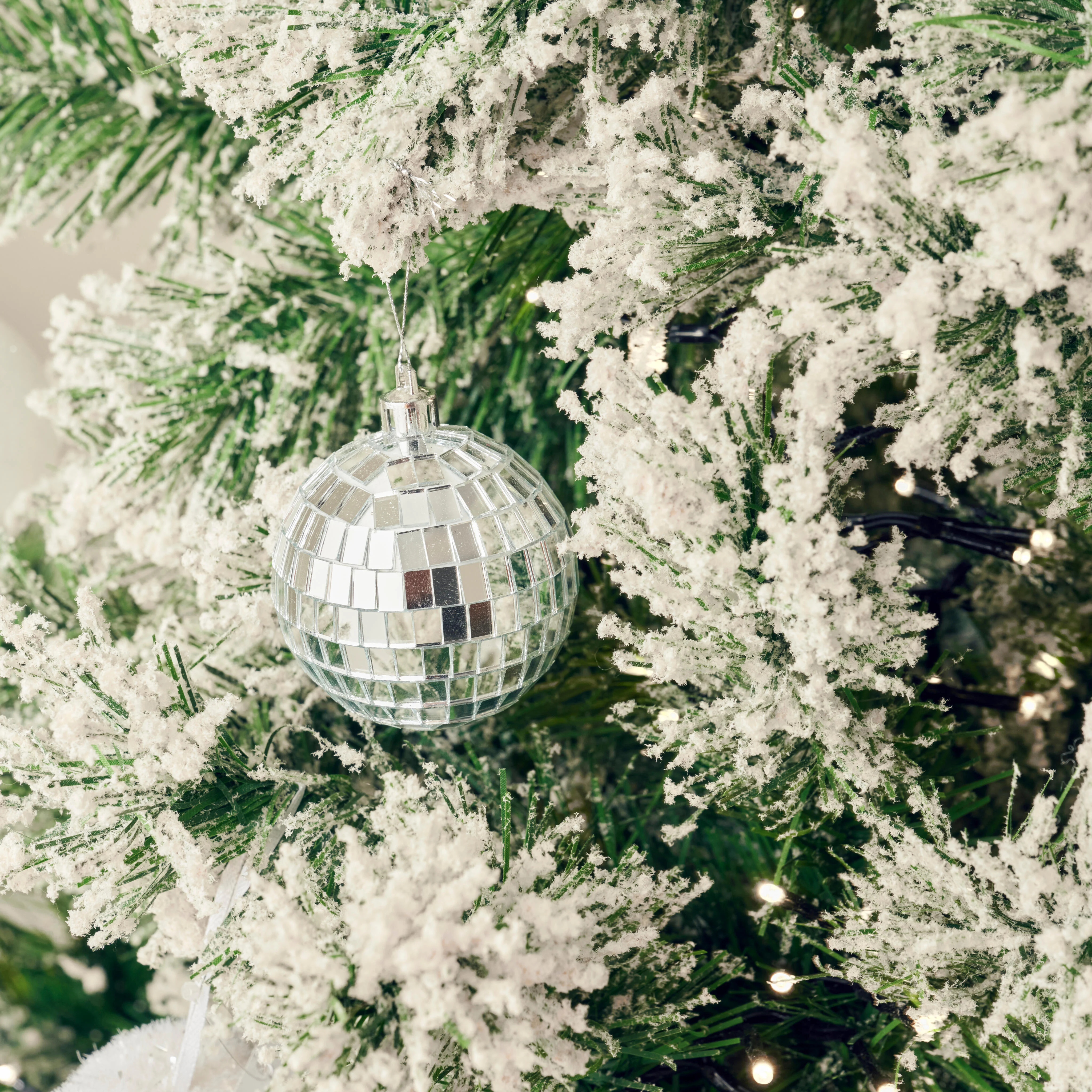 DISCO Kerstballen zilverØ 6 cm