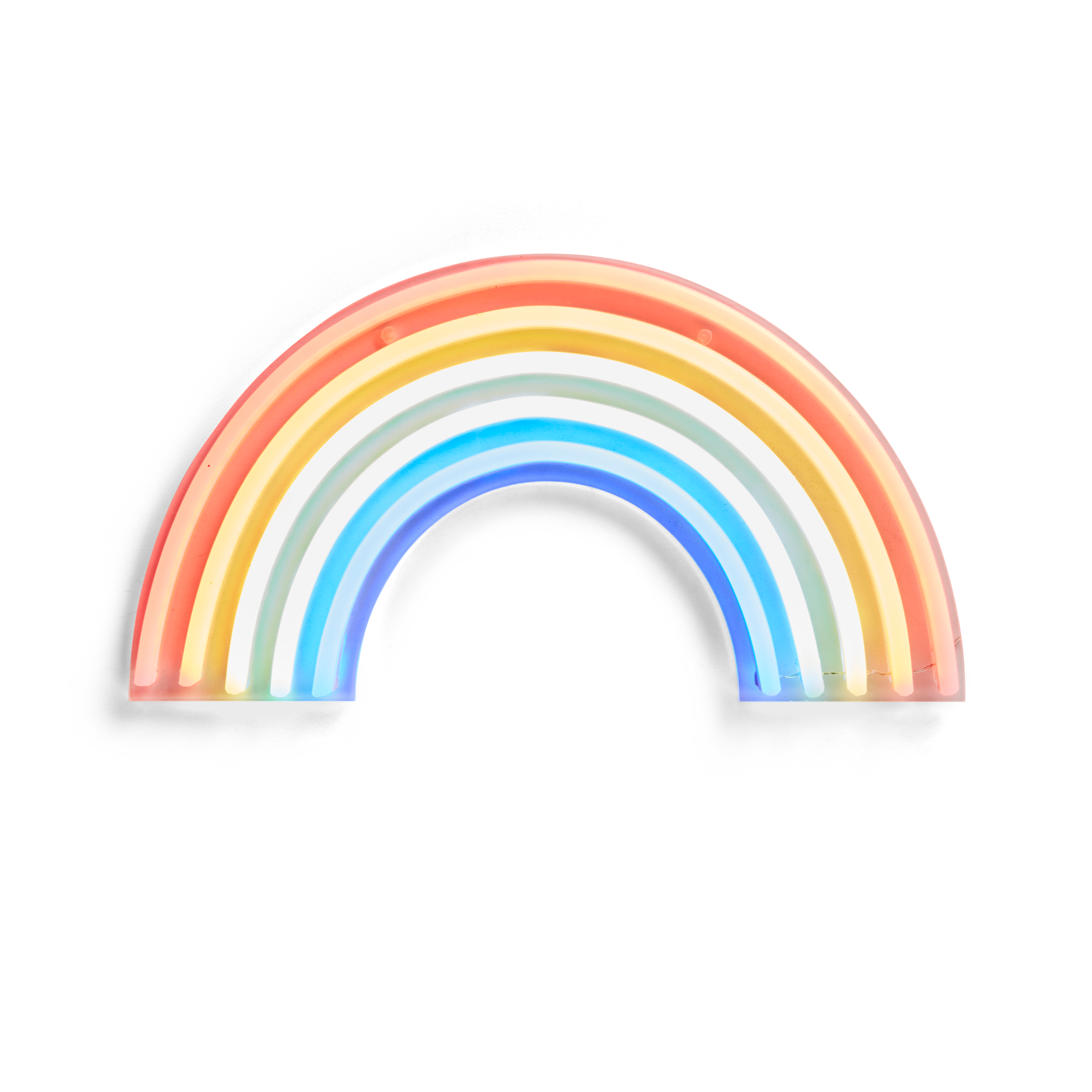 RAINBOW Neon decolamp hangend multicolorH 16 x B 30 cm - CASA