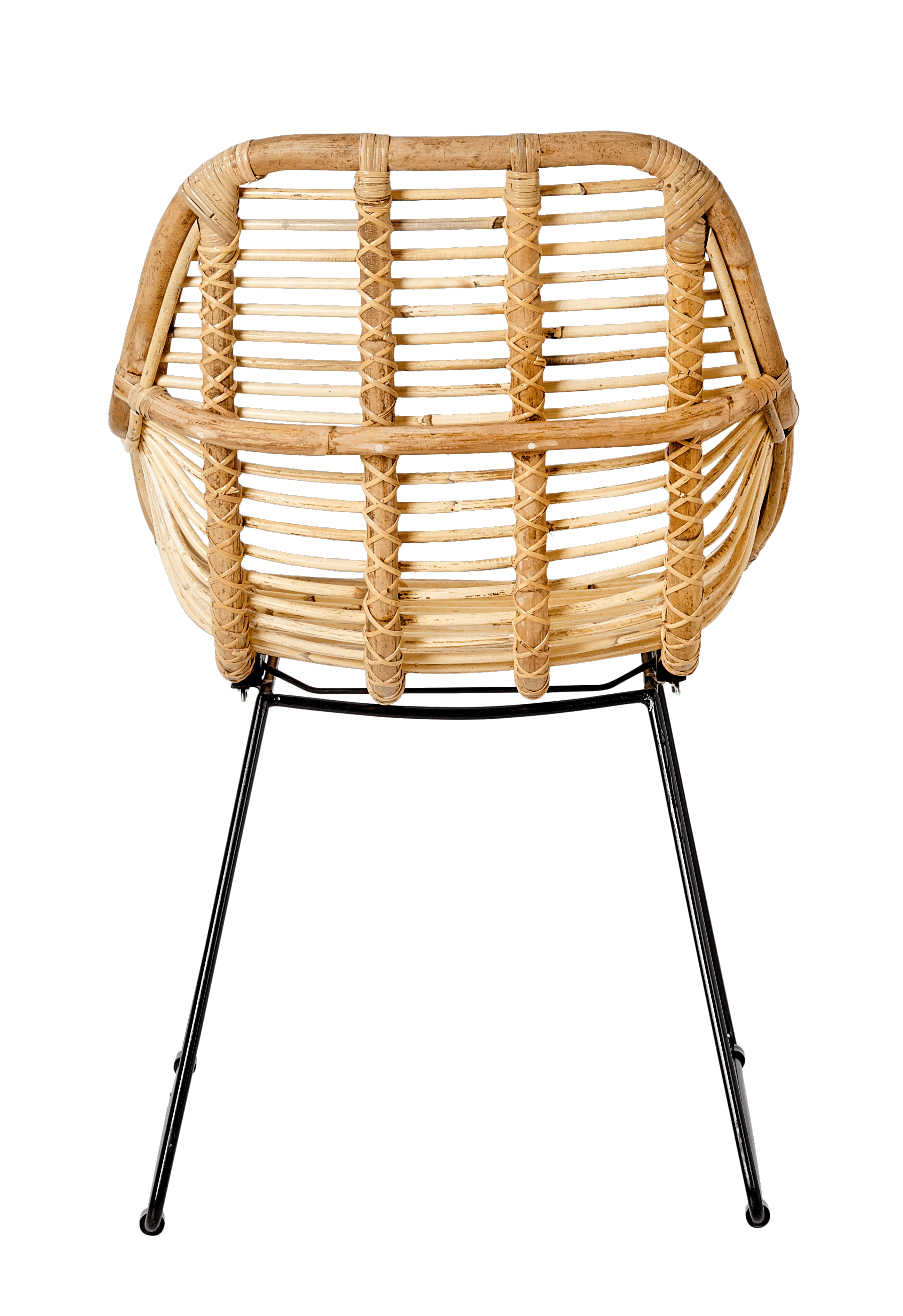 ROTAN Eetkamerstoel naturelH 87 x B 55 x D 54 cm
