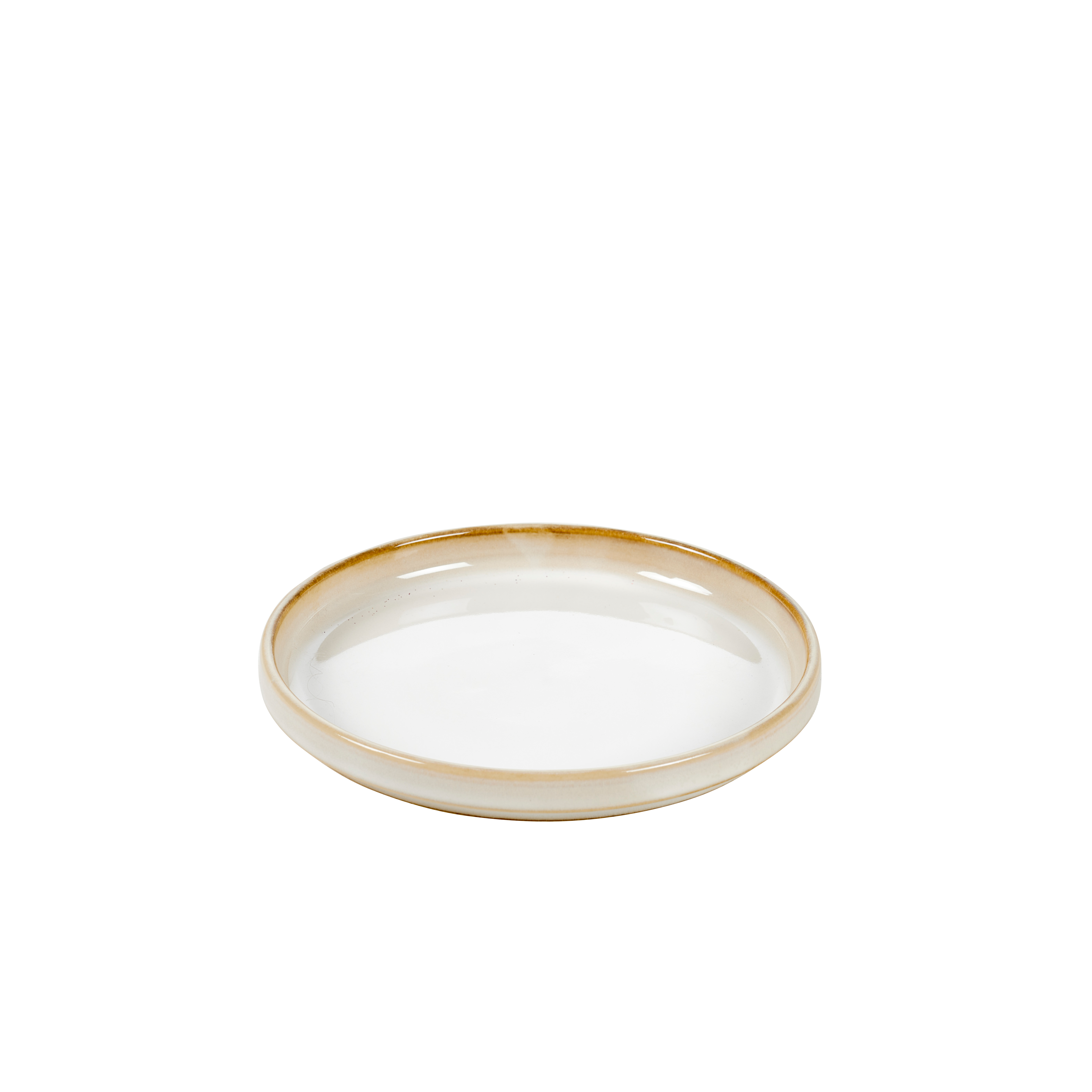 MINERAL MARBLE Bord wit - set van 4 Ø 16 cm