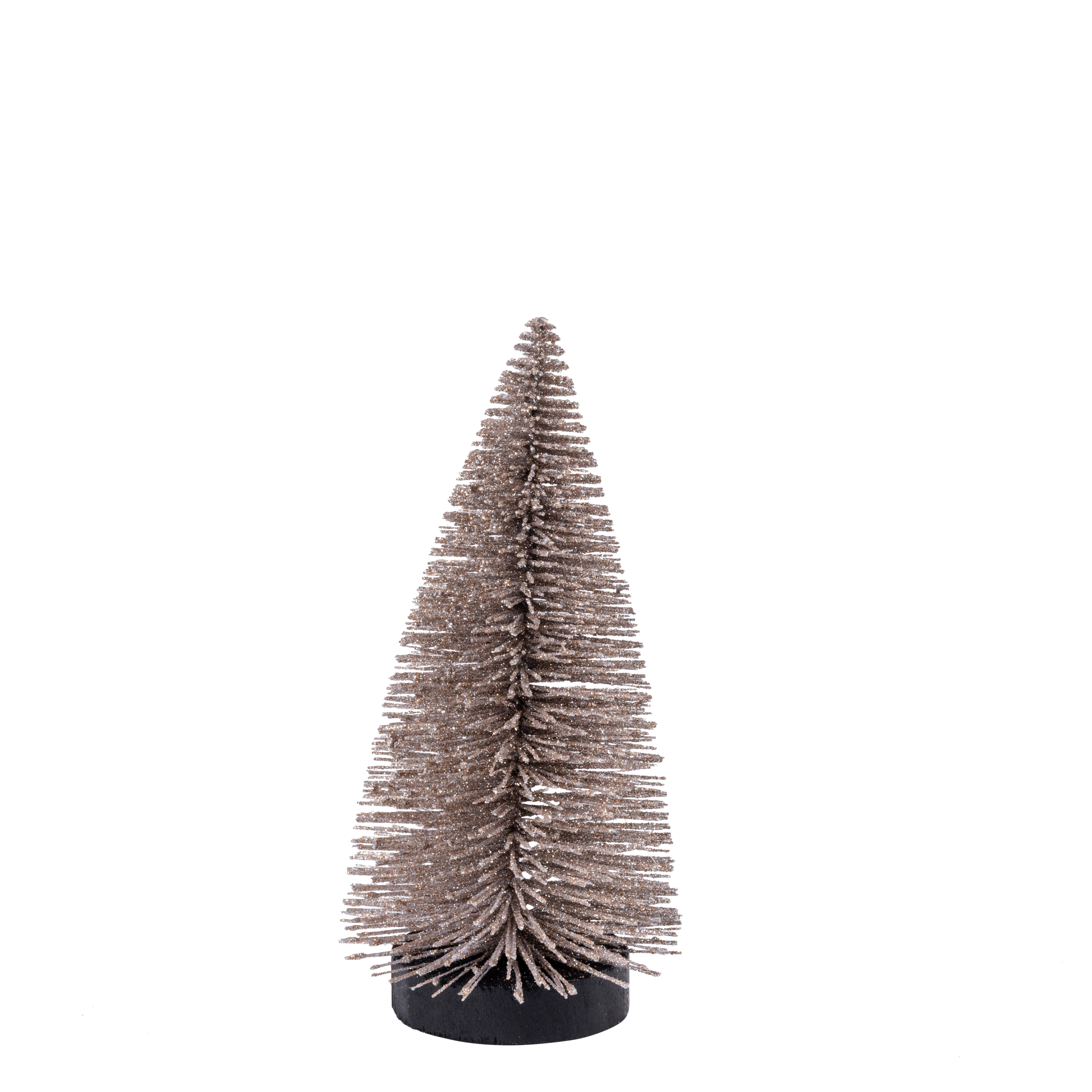 GOLD Decoratieve boom goudH 17,5 cm - Ø 8,5 cm