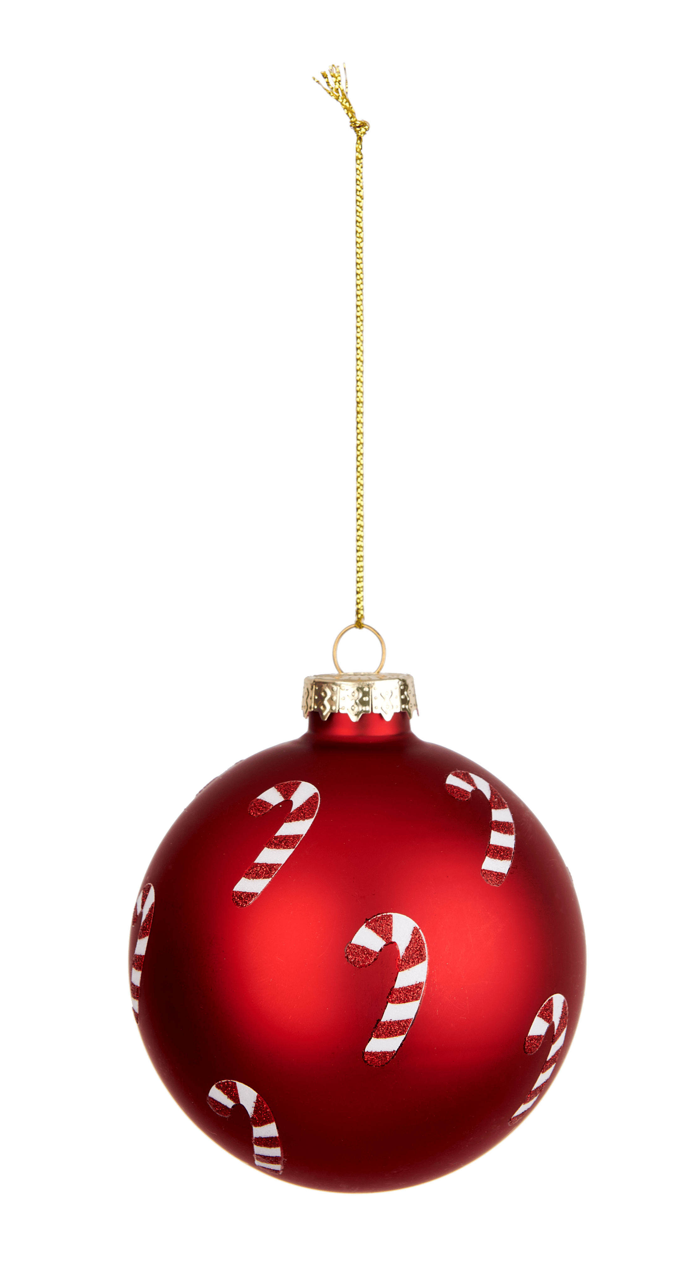 CANE Kerstbal roodØ 8 cm