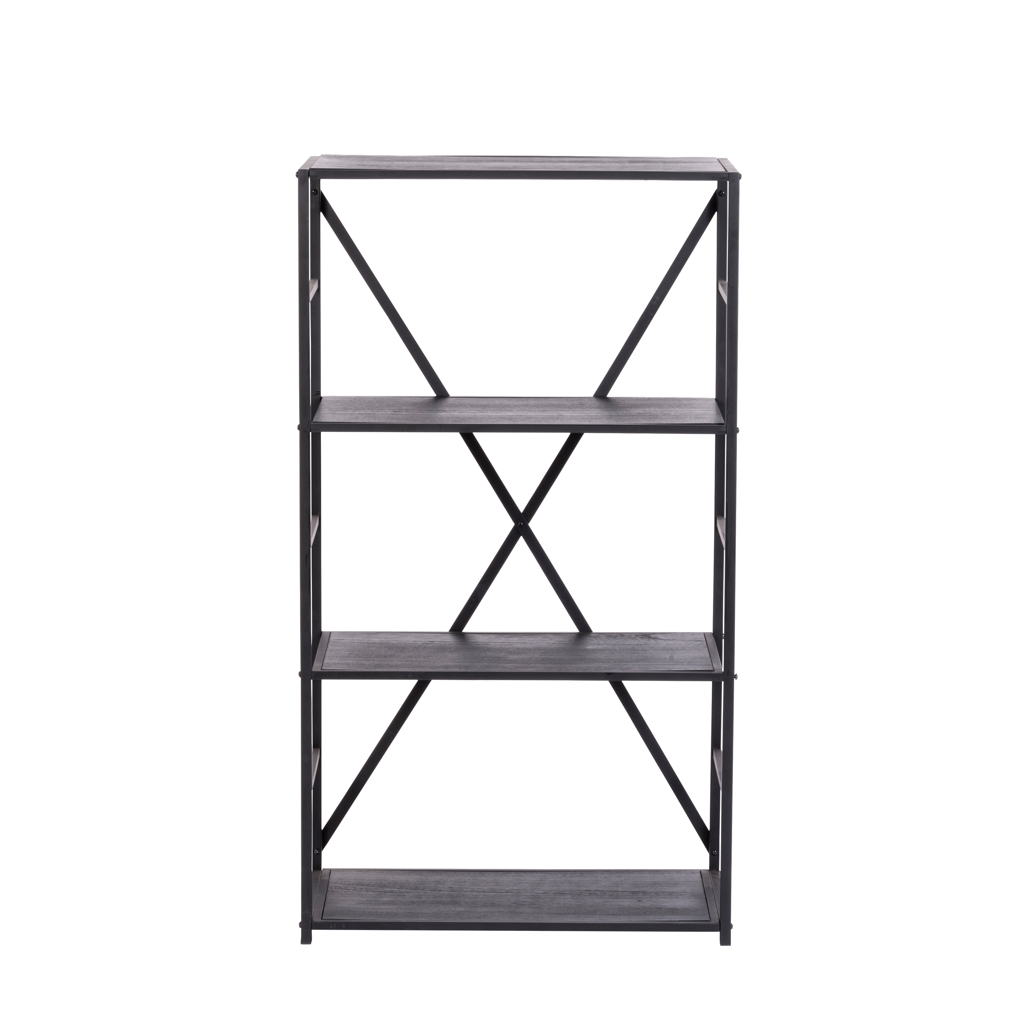 XAVIER Wandrek zwartH 108 x B 60 x D 32,5 cm