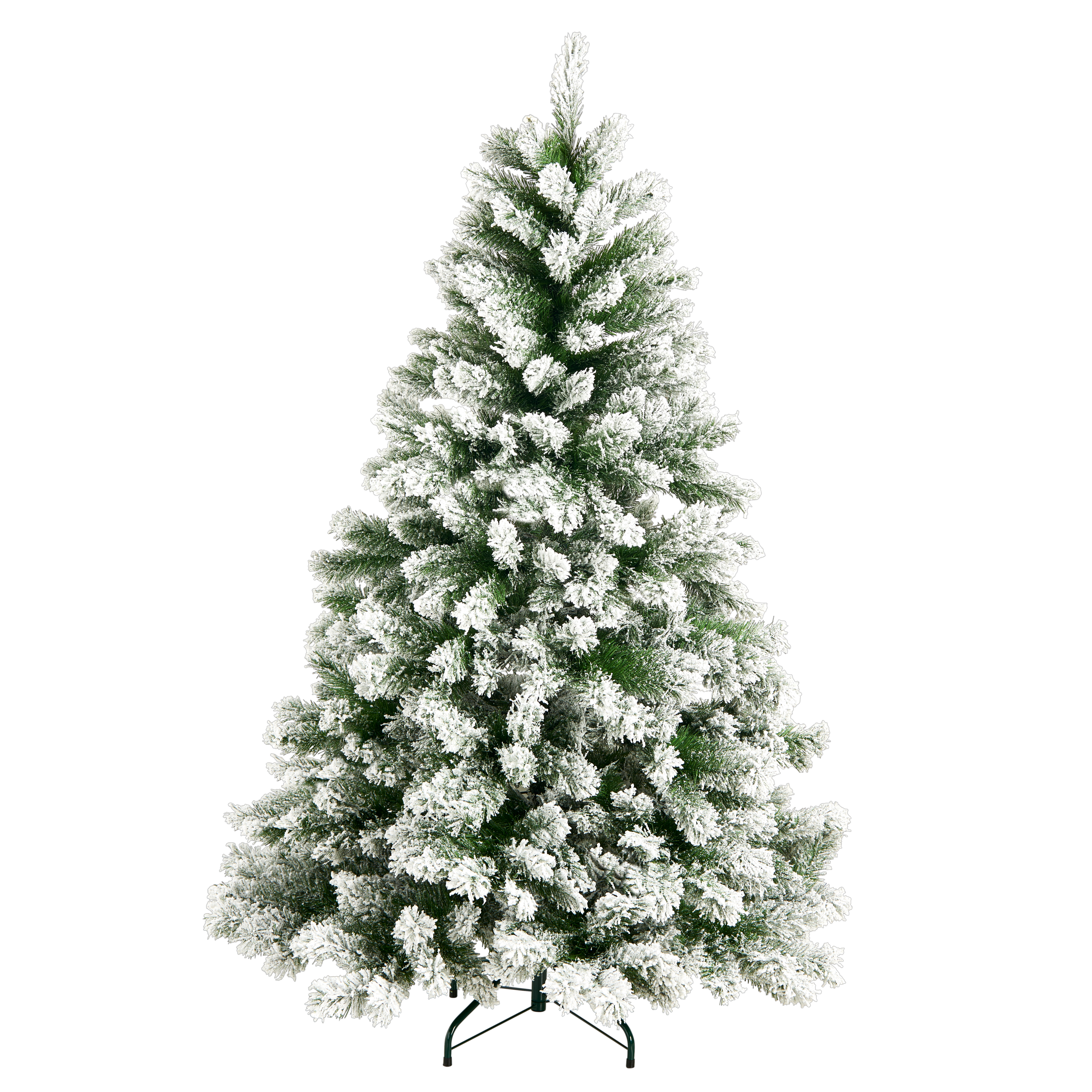 FROST Kerstboom wit, groenH 180 cm - Ø 127 cm