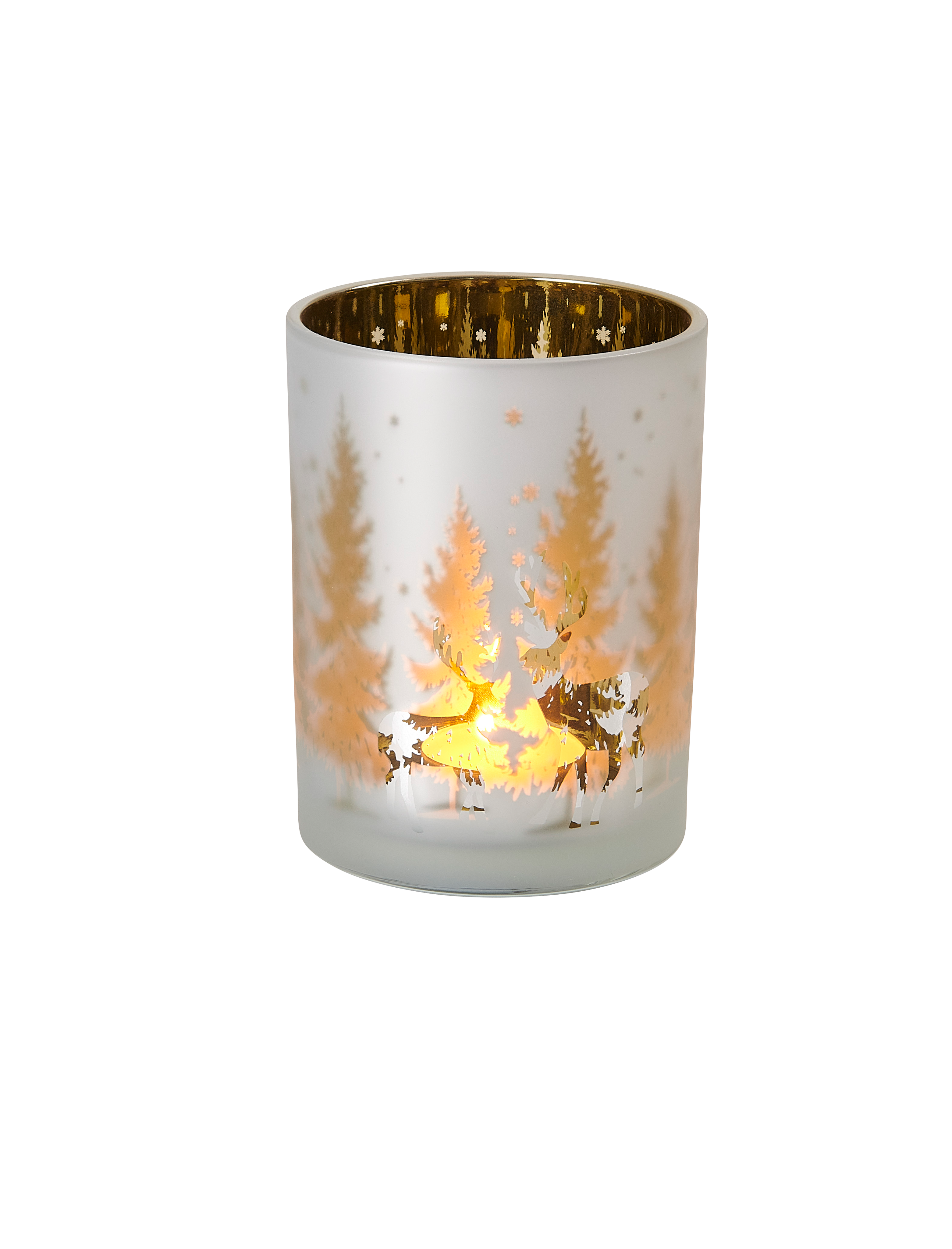 FORESTSCENE Partylight groenH 12,5 cm - Ø 10 cm
