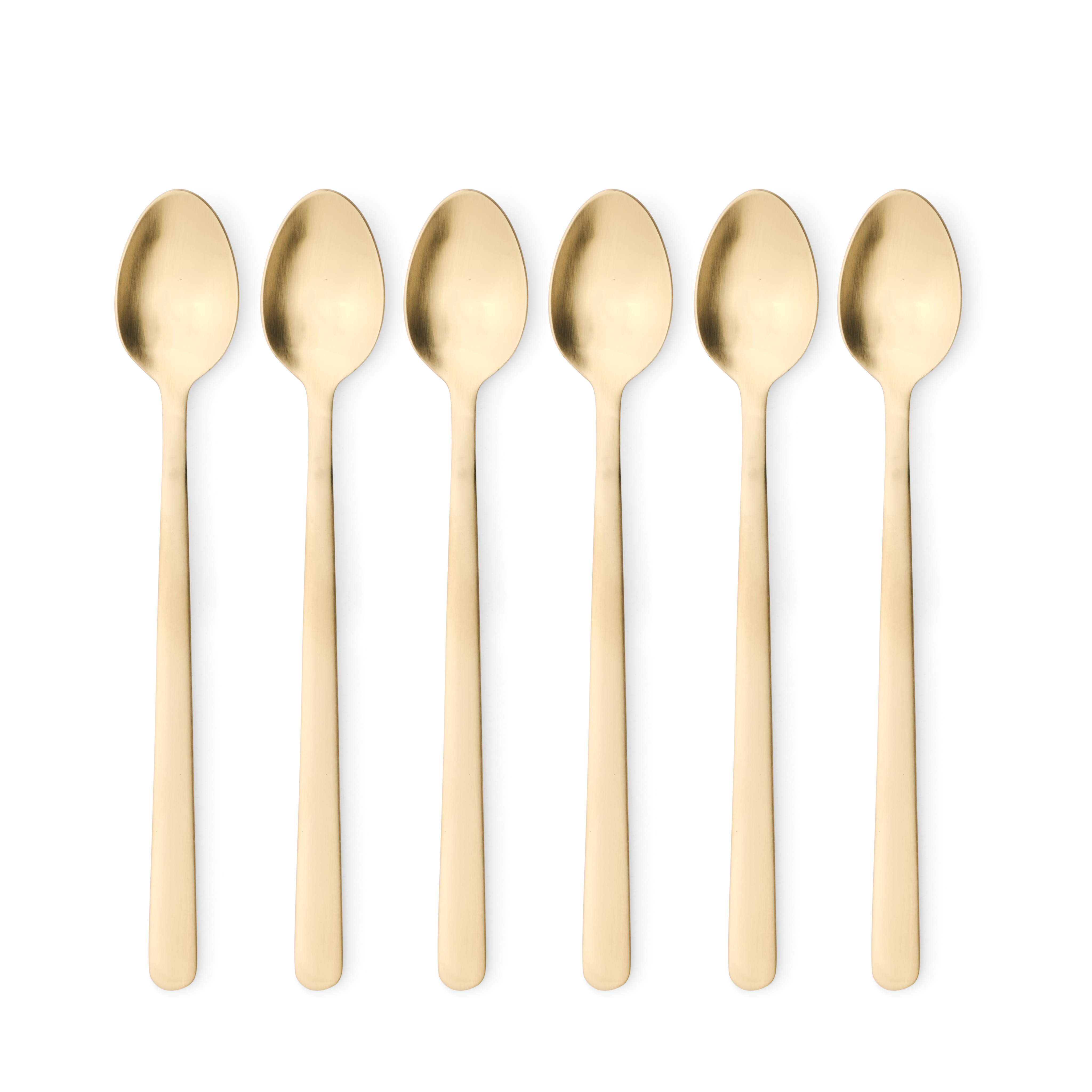 OLIVIA Cocktaillepel set van 6 goud