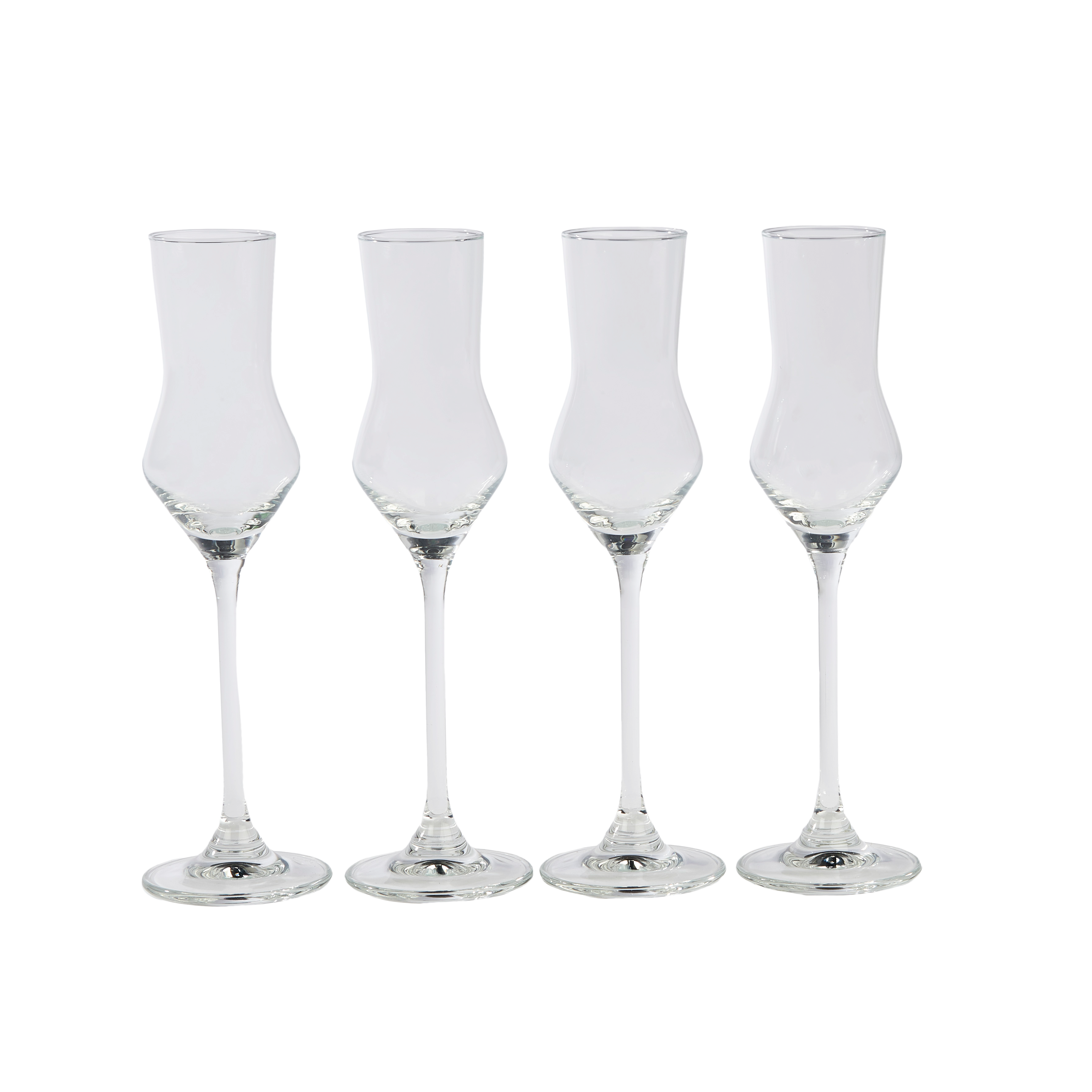 AFTER DINNER Grappa glazen set van 4 transparant