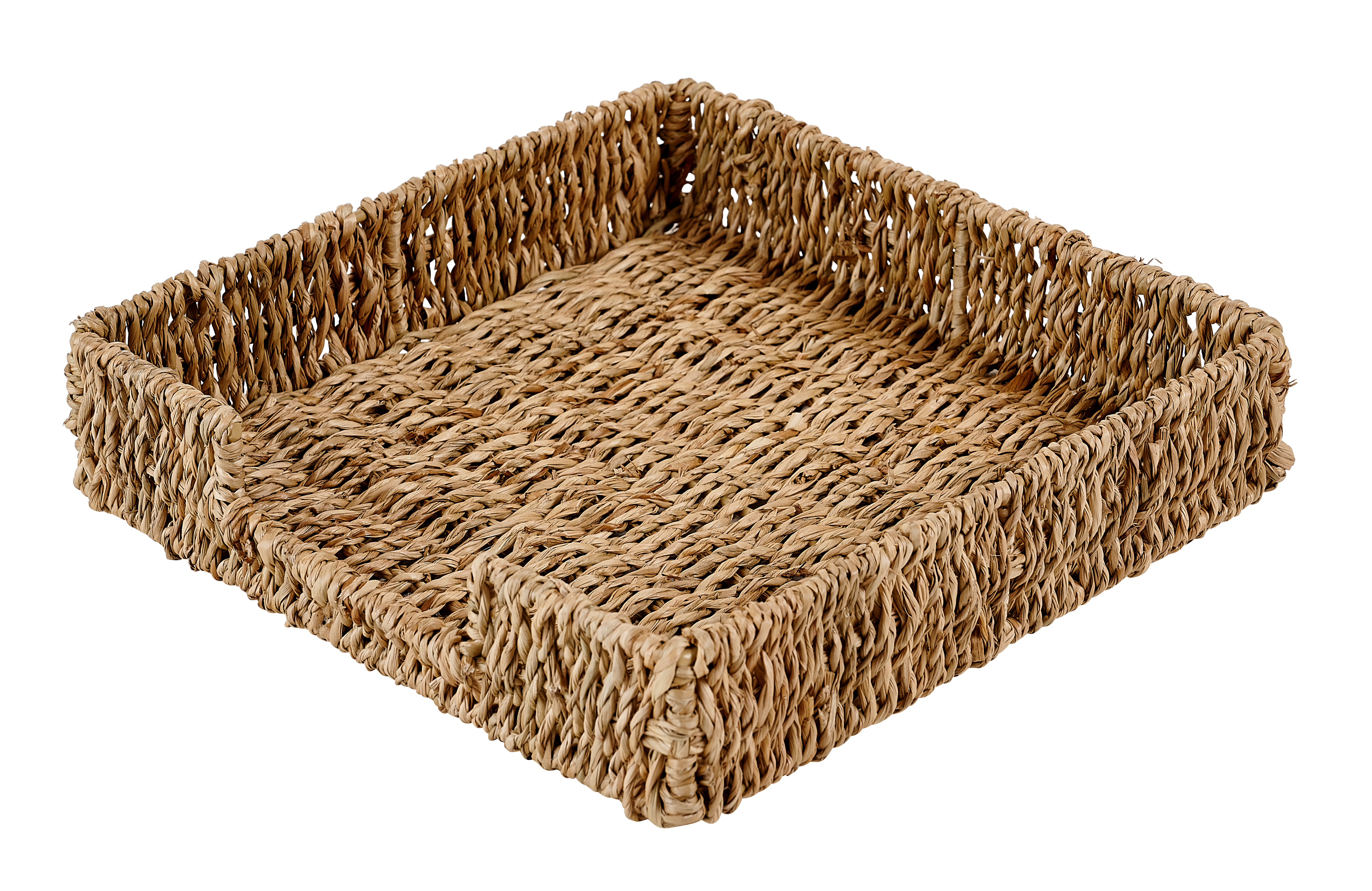 SEAGRASS Servettenhouder naturelH 5 x B 23 x D 23 cm