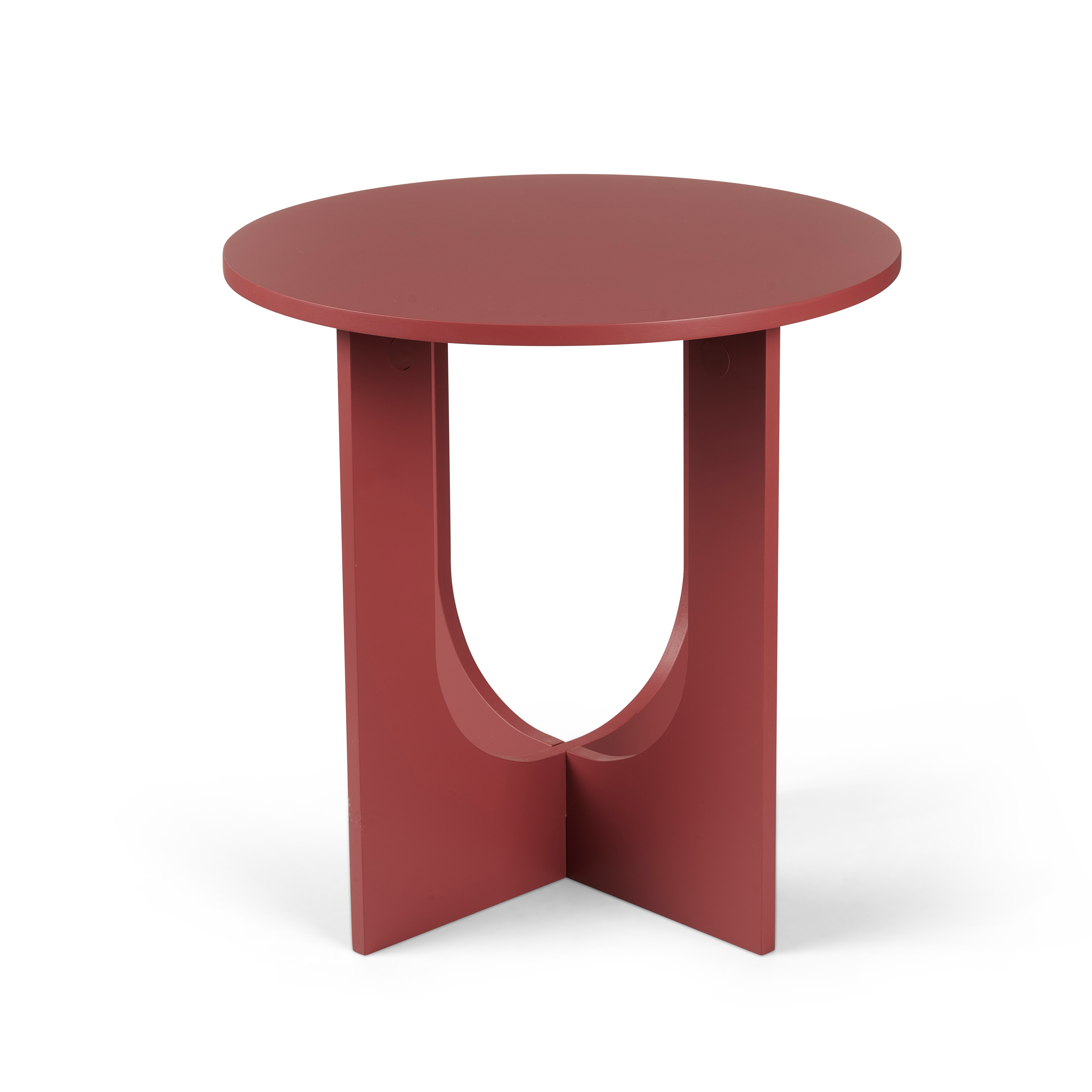 TERRA Bijzettafel terracottaH 40 x B 40 x D 40 cm - Ø 40 cm