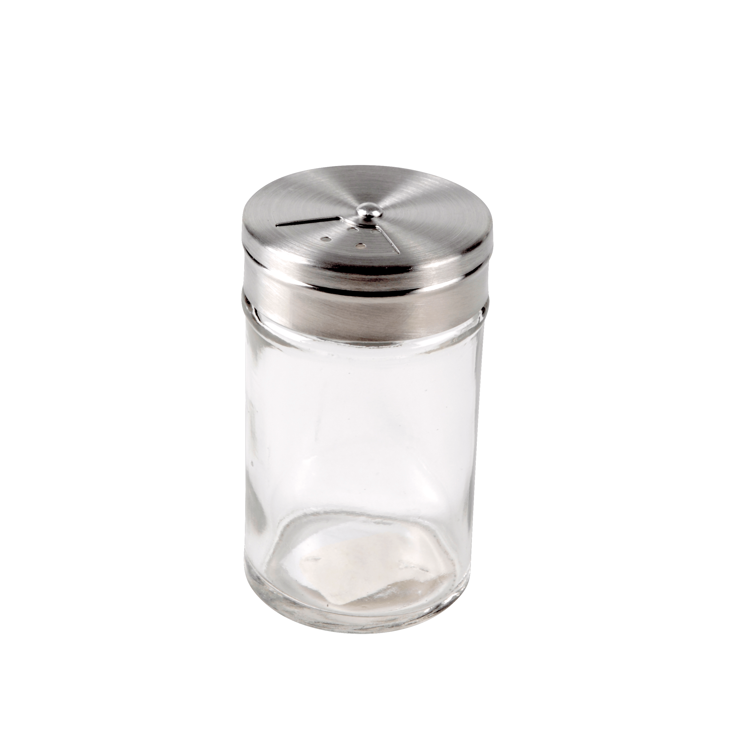 HERB Kruidenvaatje zilver, transparantH 8,3 cm - Ø 5 cm
