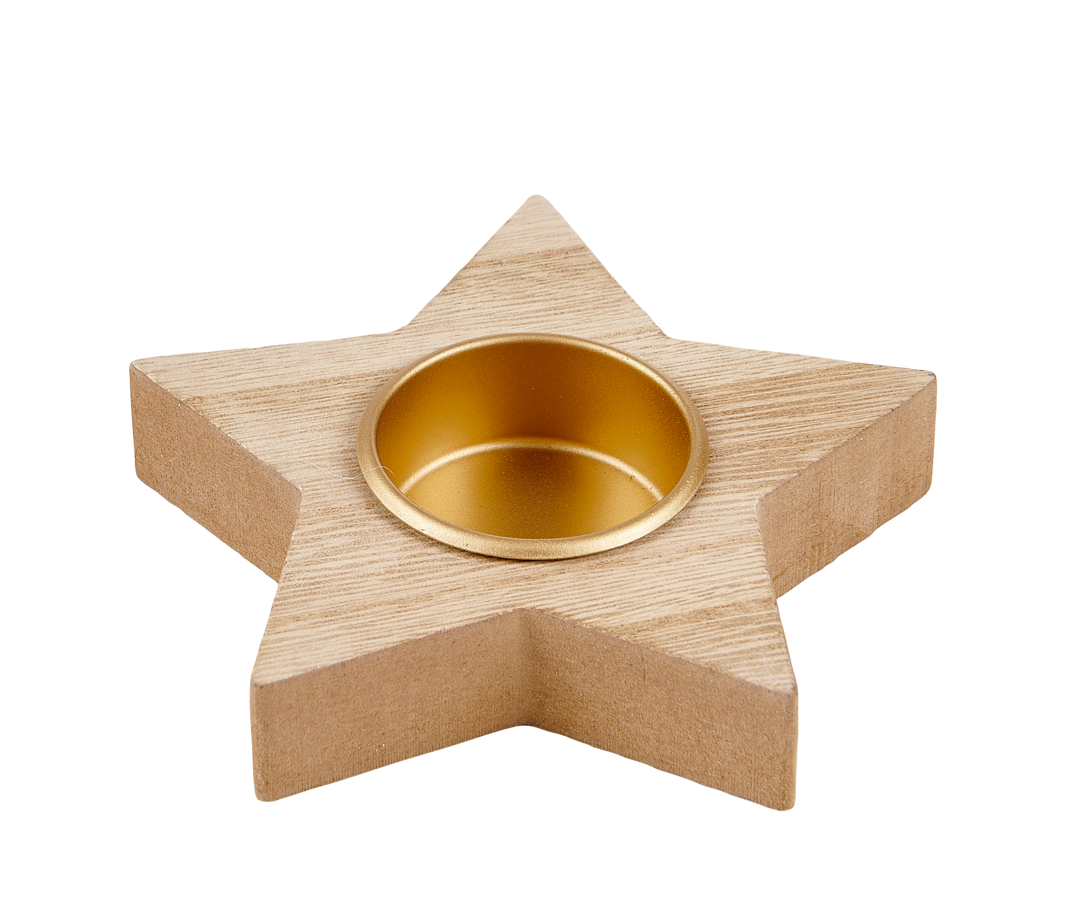 STELLA Partylight goud, naturelH 2 cm - Ø 11 cm