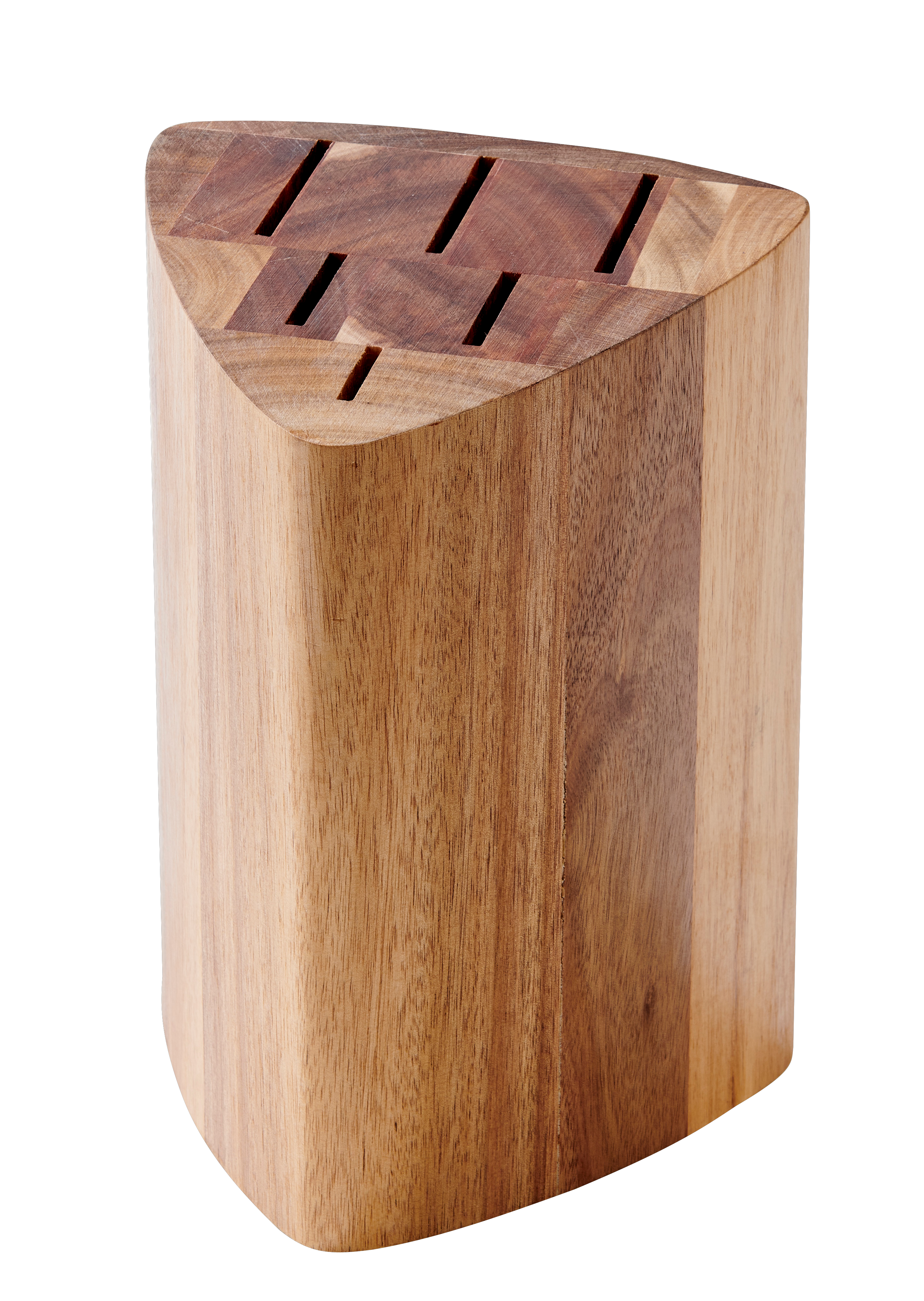 ACACIA Messenblok voor 6 messen naturelH 23 x B 16 x D 14 cm