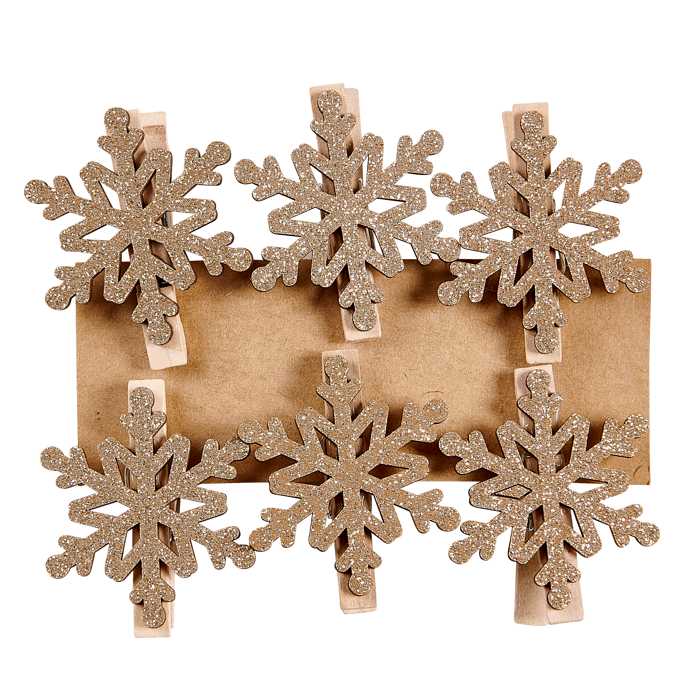 SNOW FLAKE Clip goud