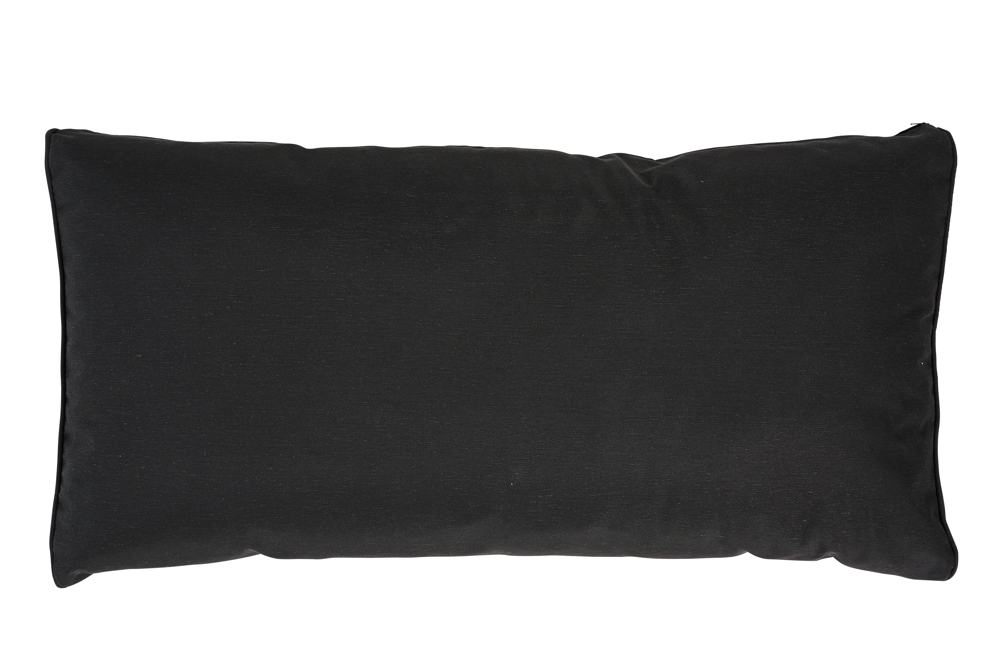 PAULETTA Rugkussen zwartB 40 x L 82 x D 12 cm