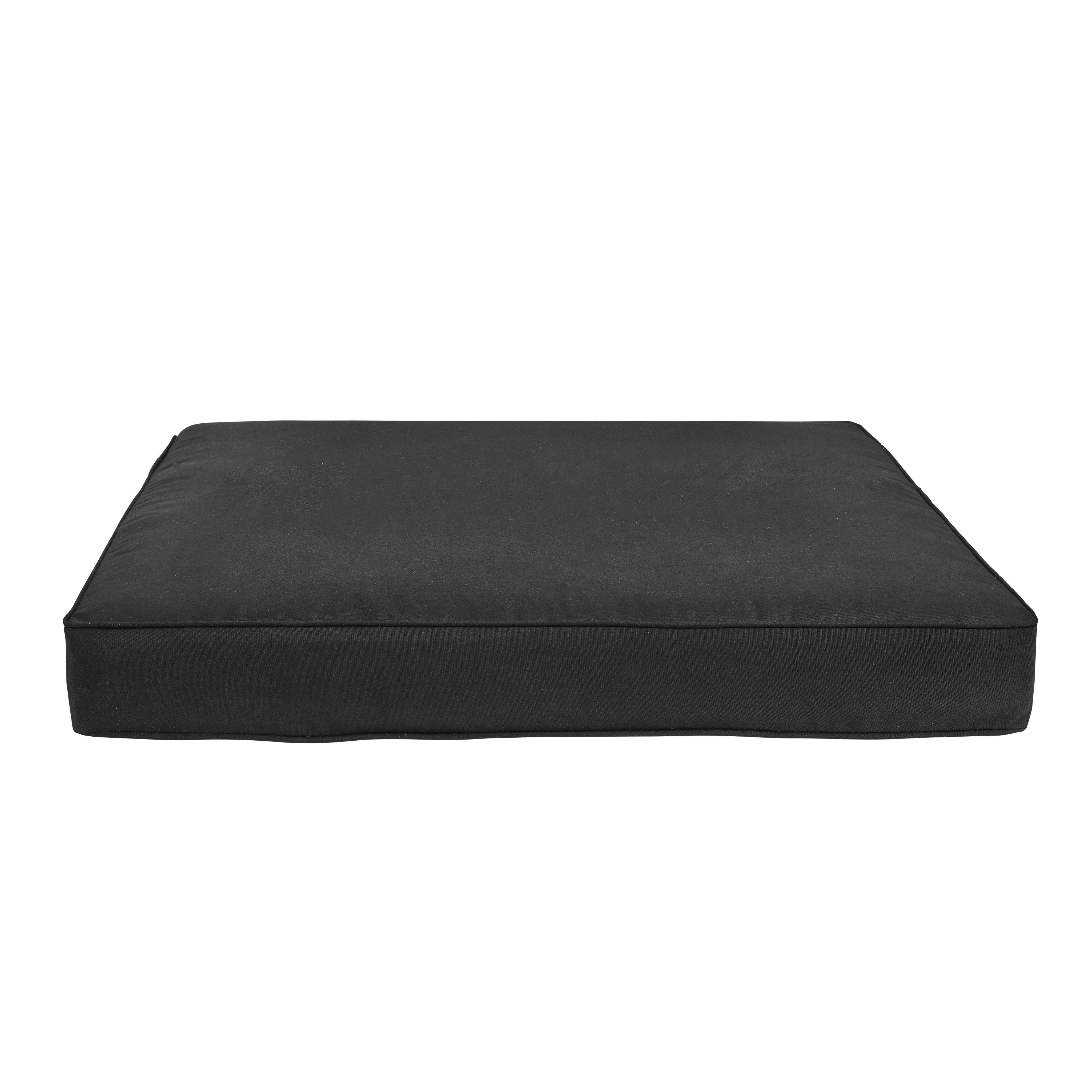 PAULETTA Kussen zwartB 80 x L 80 x D 12 cm