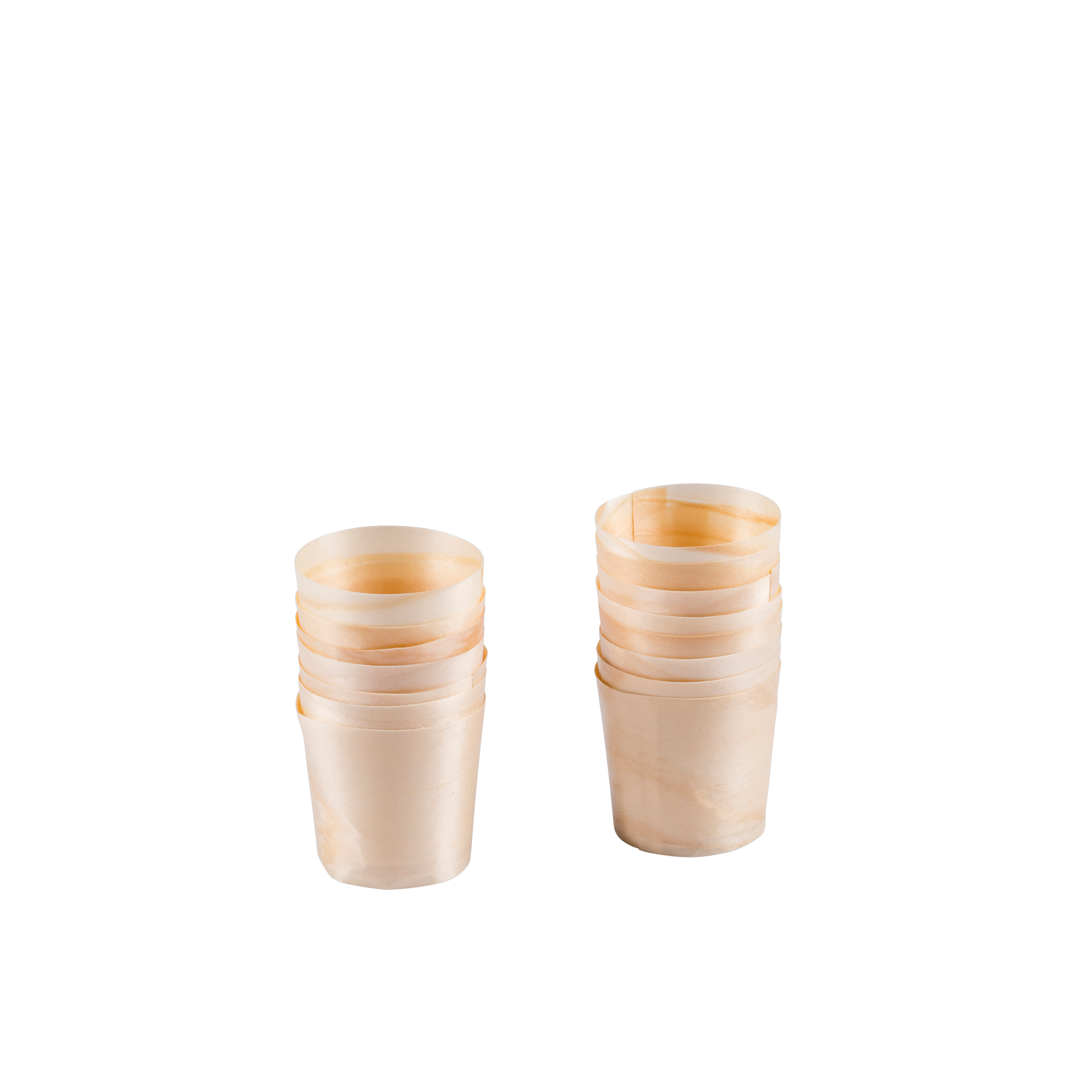 APERO ECO Potjes set van 15 naturelH 4,5 cm - Ø 4,5 cm