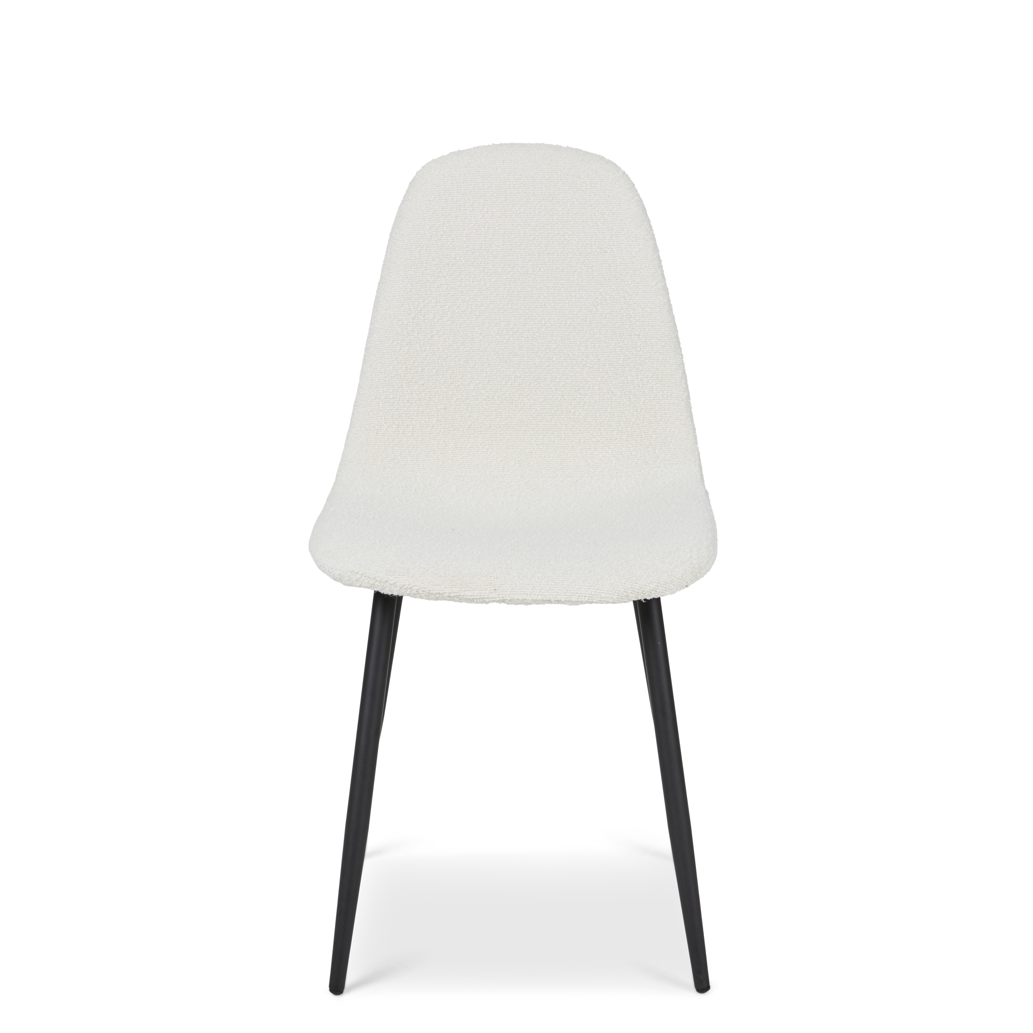 SILKE Eetkamerstoel boucléH 86,5 x B 44 x D 52 cm