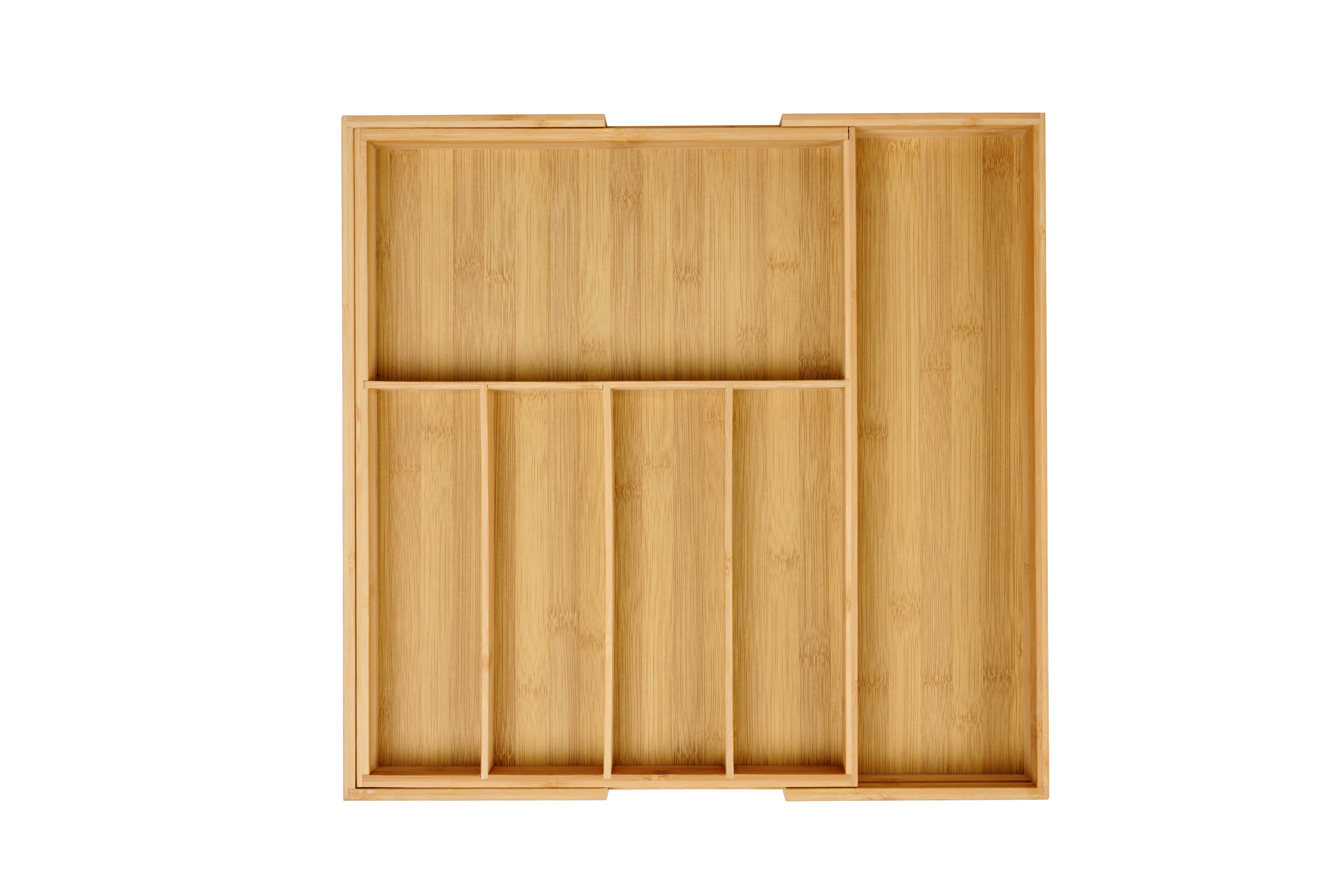 BAMBOO Lade organiser uitschuifbaar naturelH 5 x B 33 x D 43 cm - CASA