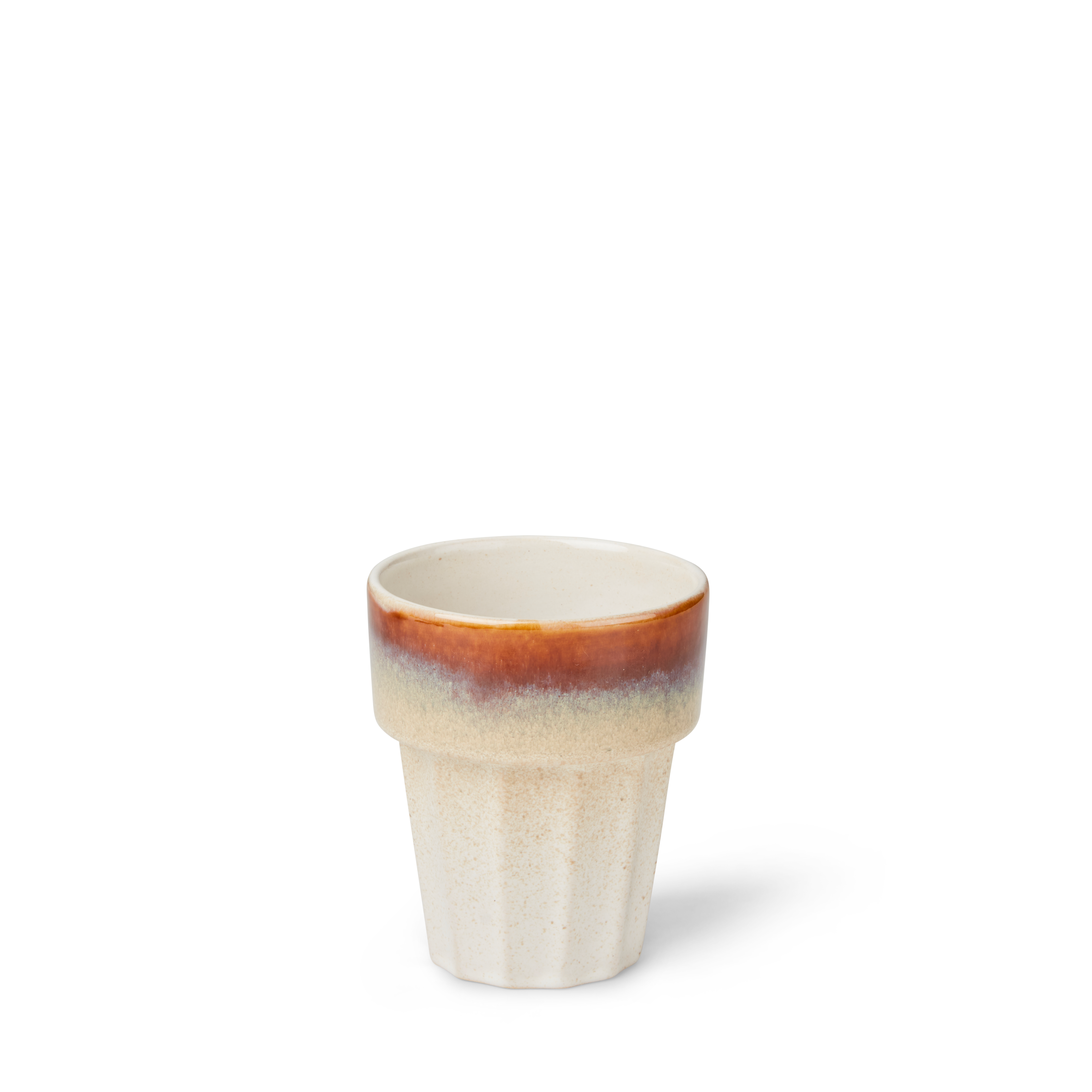 BLEND WHITE Mok 28 CL wit - set van 4 H 10 cm - Ø 8,4 cm
