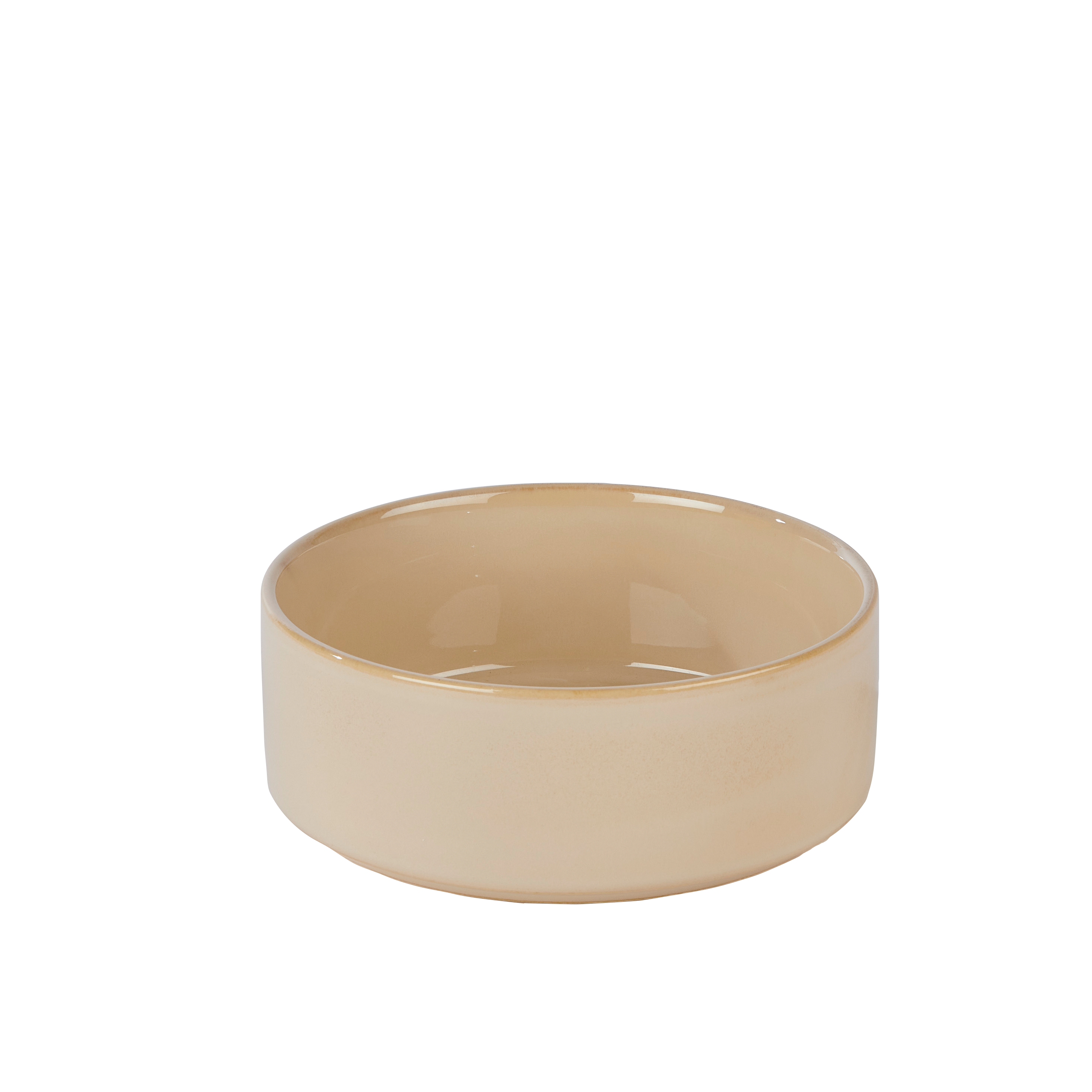 MINERAL SAND Bowl 60 CL beige - set van 4 H 6 cm - Ø 16 cm