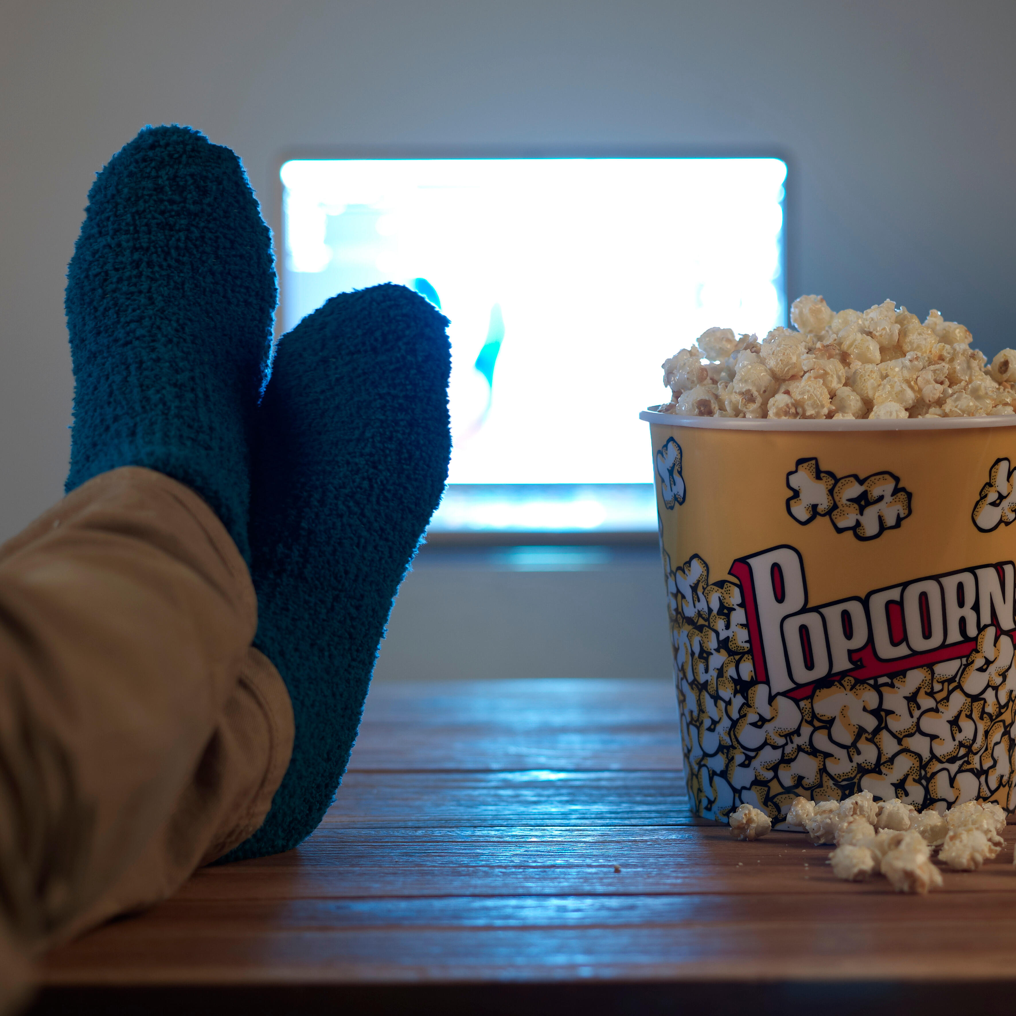 POPCORN Popcorn emmer met deksel multicolorH 20 cm - Ø 20 cm